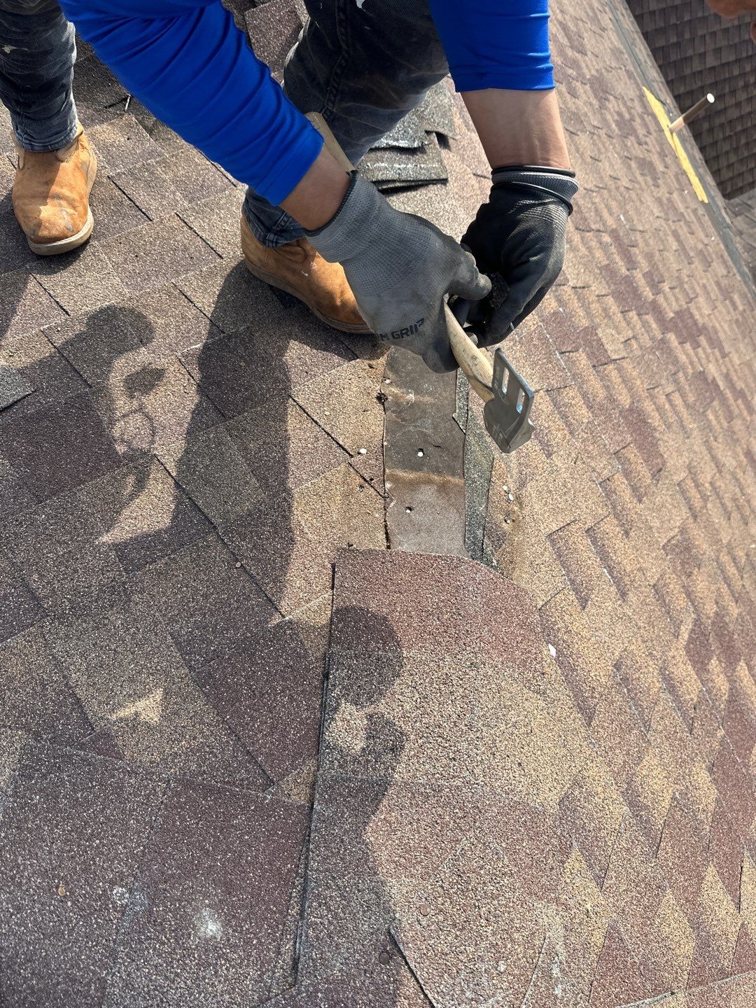 Hail Damage using Owen's Corning Duration (Lifetime) Shingles by Roof Repair Company