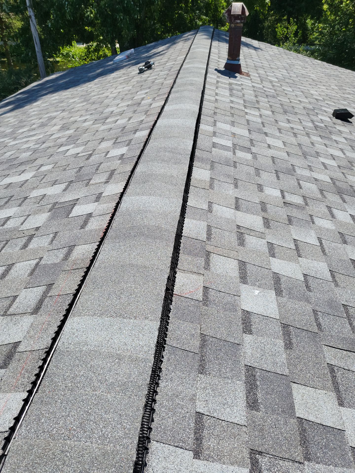 Atlas Pinnacle, Color, Coastal Granite, Drip Edge, Color, White by Eagle Eye Roofing