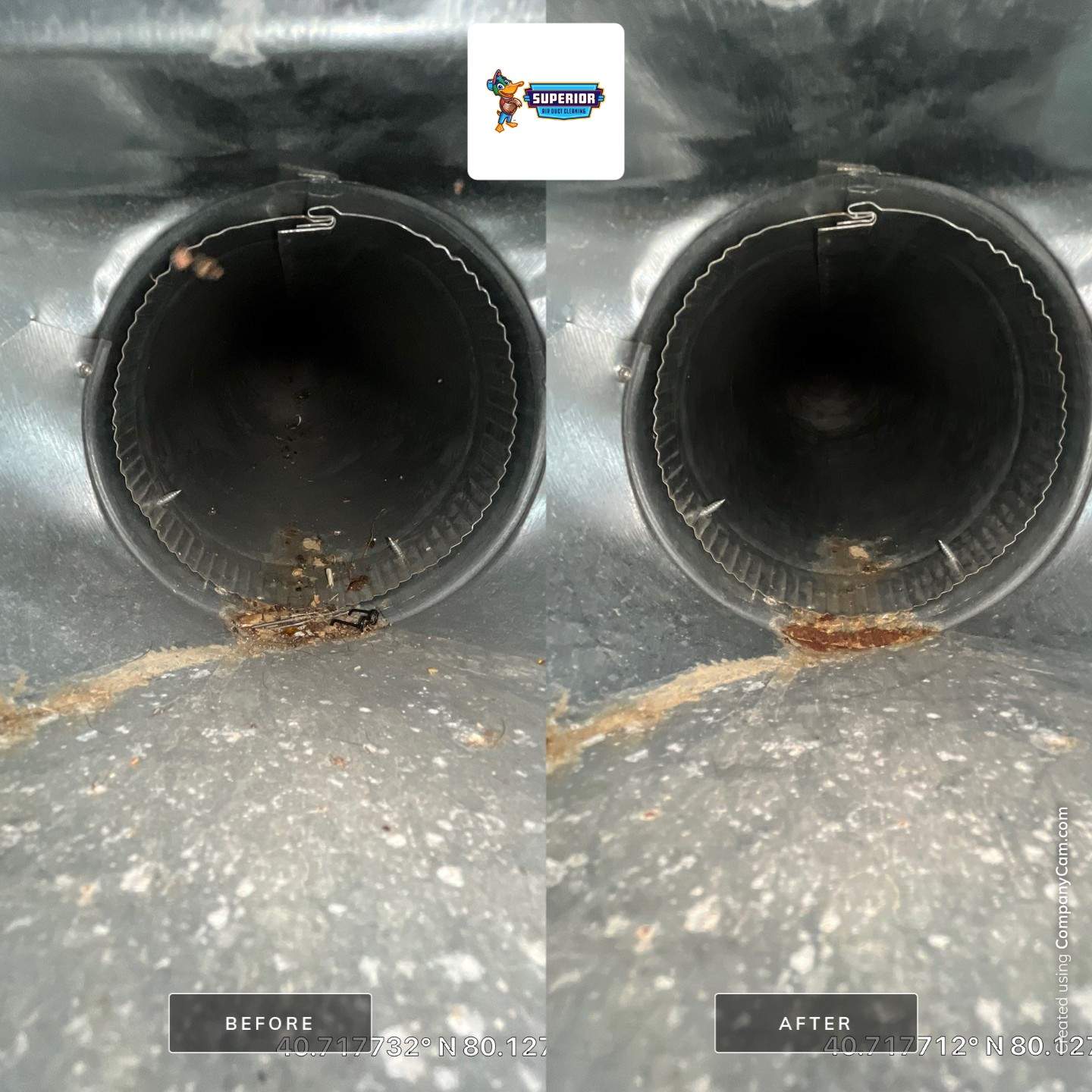 Air Duct & Dryer Vent Cleaning With a Vacuum Truck in Cranberry Twp, PA by Superior Air Duct Cleaning