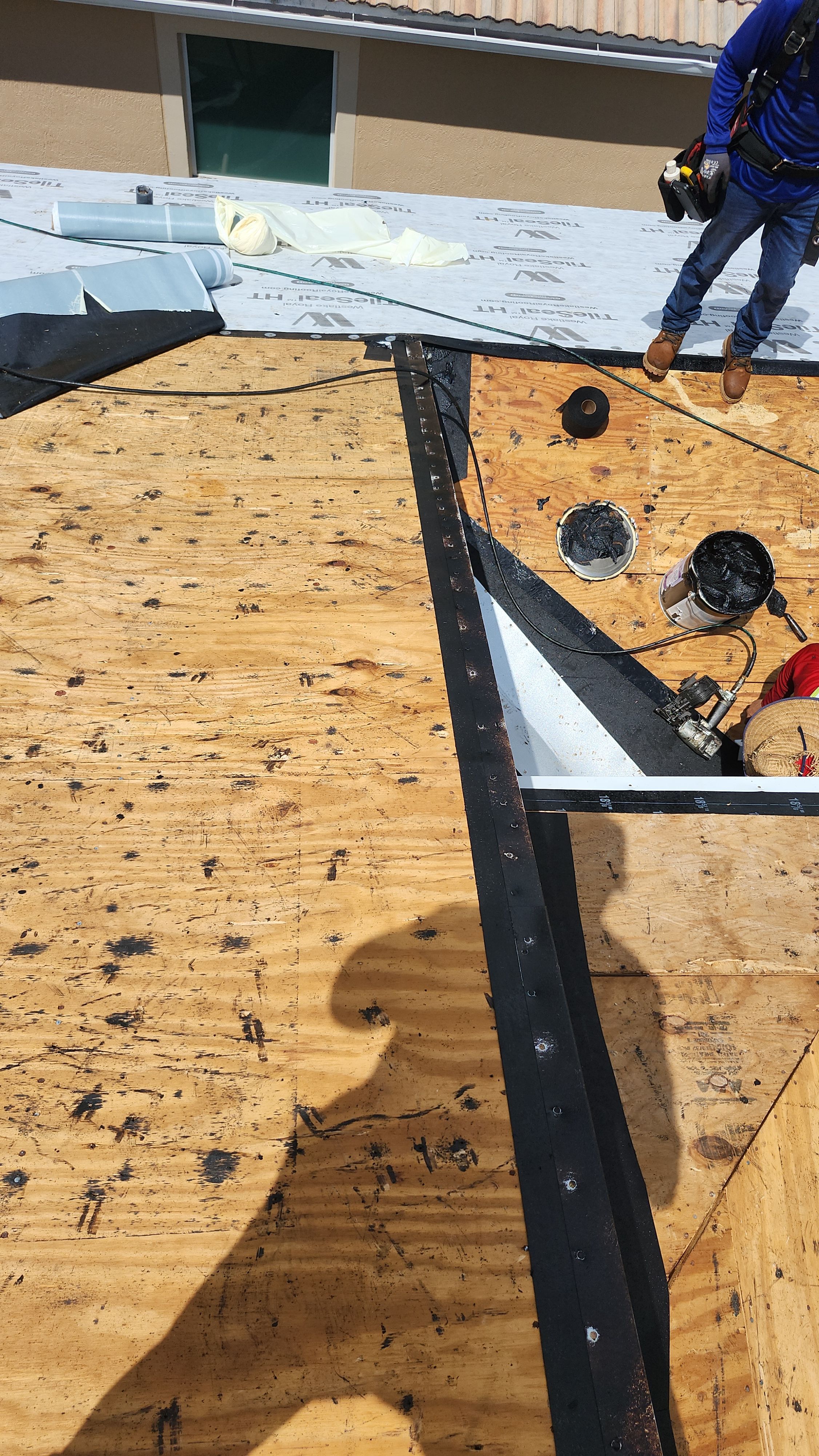 Tile Roof Replacement and Sheathing Repair in Boynton Beach by Aastro Roofing