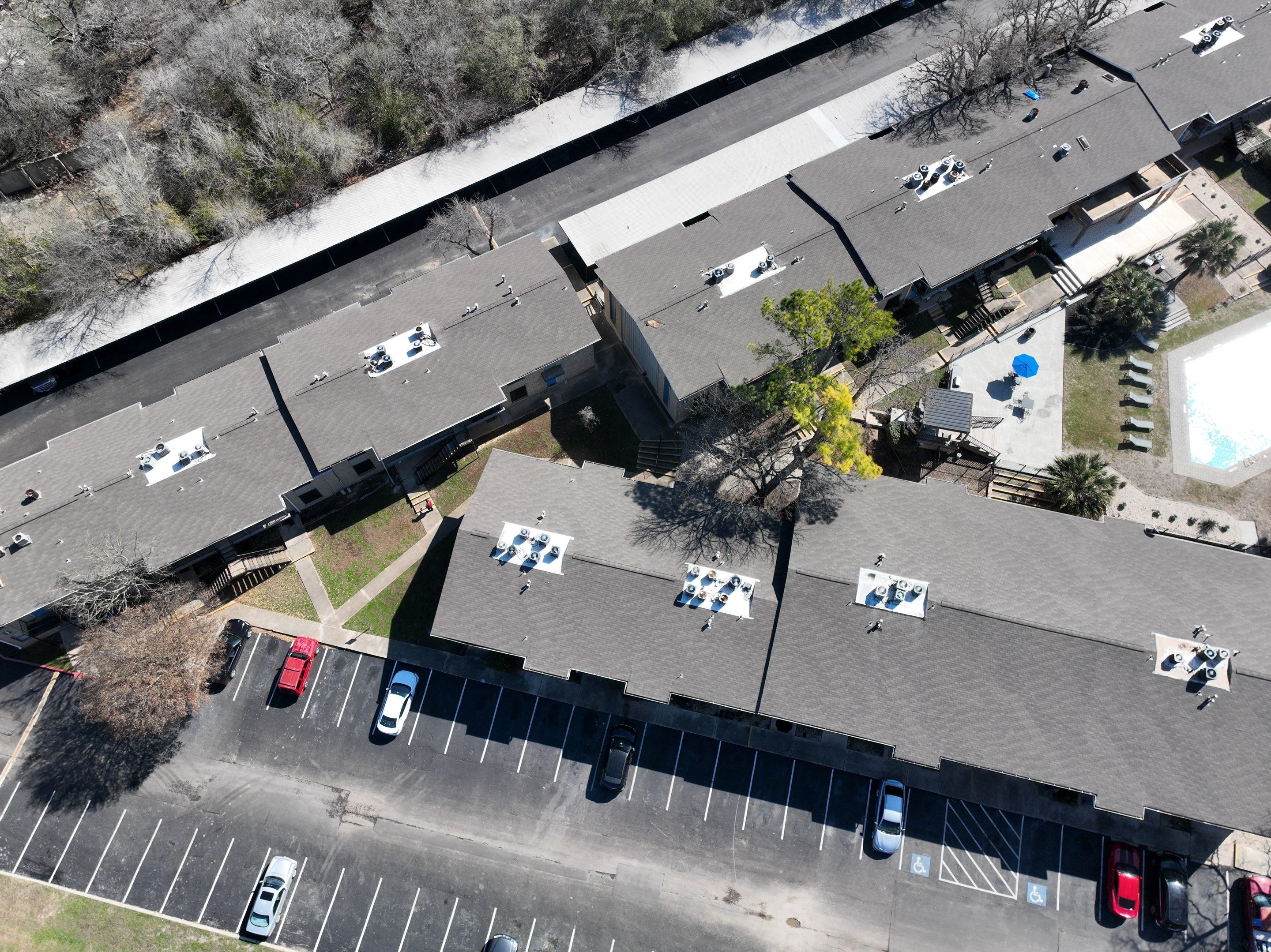 Commercial Roof Inspection using Drone Inspection by Premier Roofing and Contracting