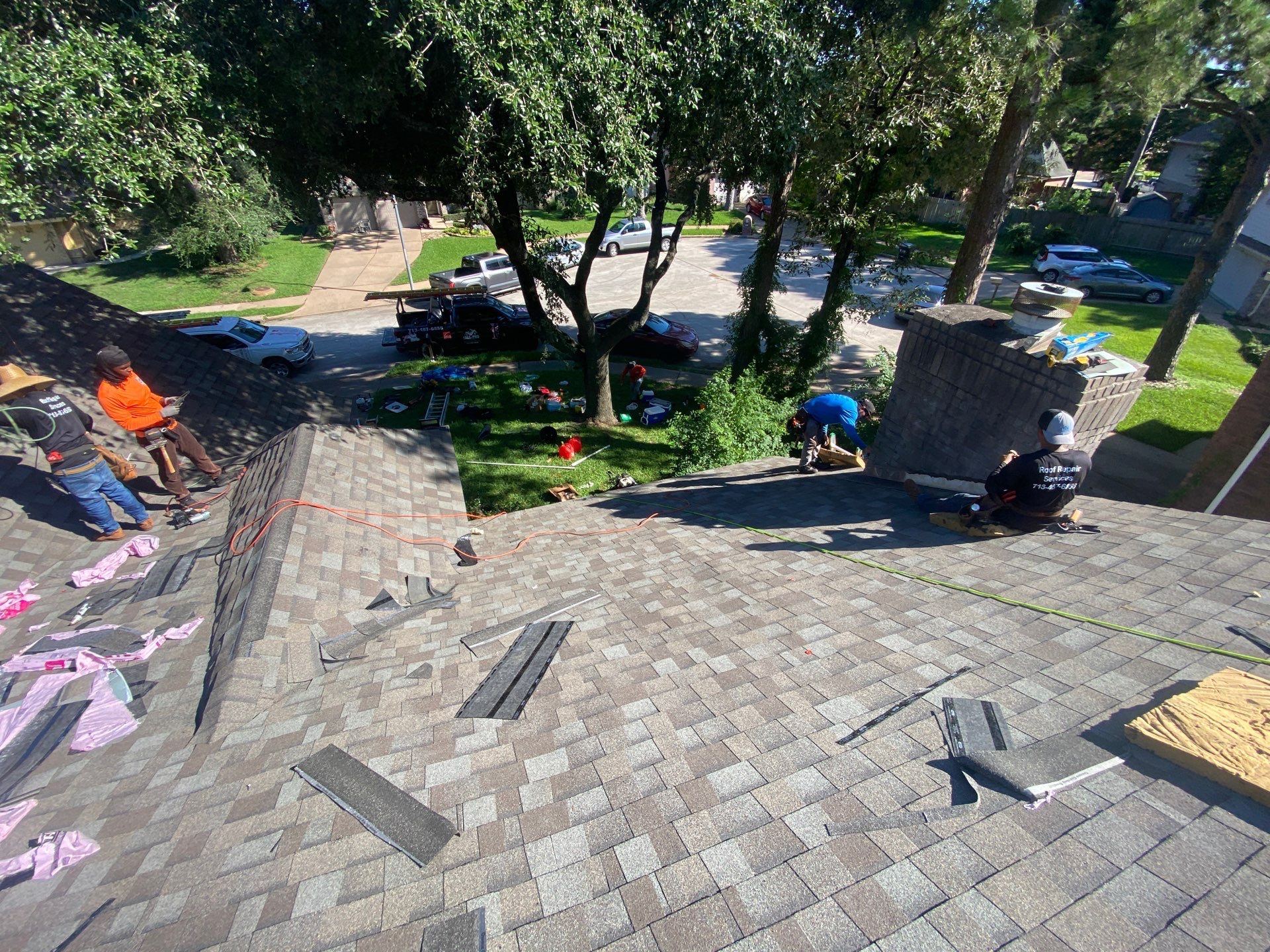Residential Roofing Repair using Owen's Corning Duration (Lifetime) Shingles by Roof Repair Company