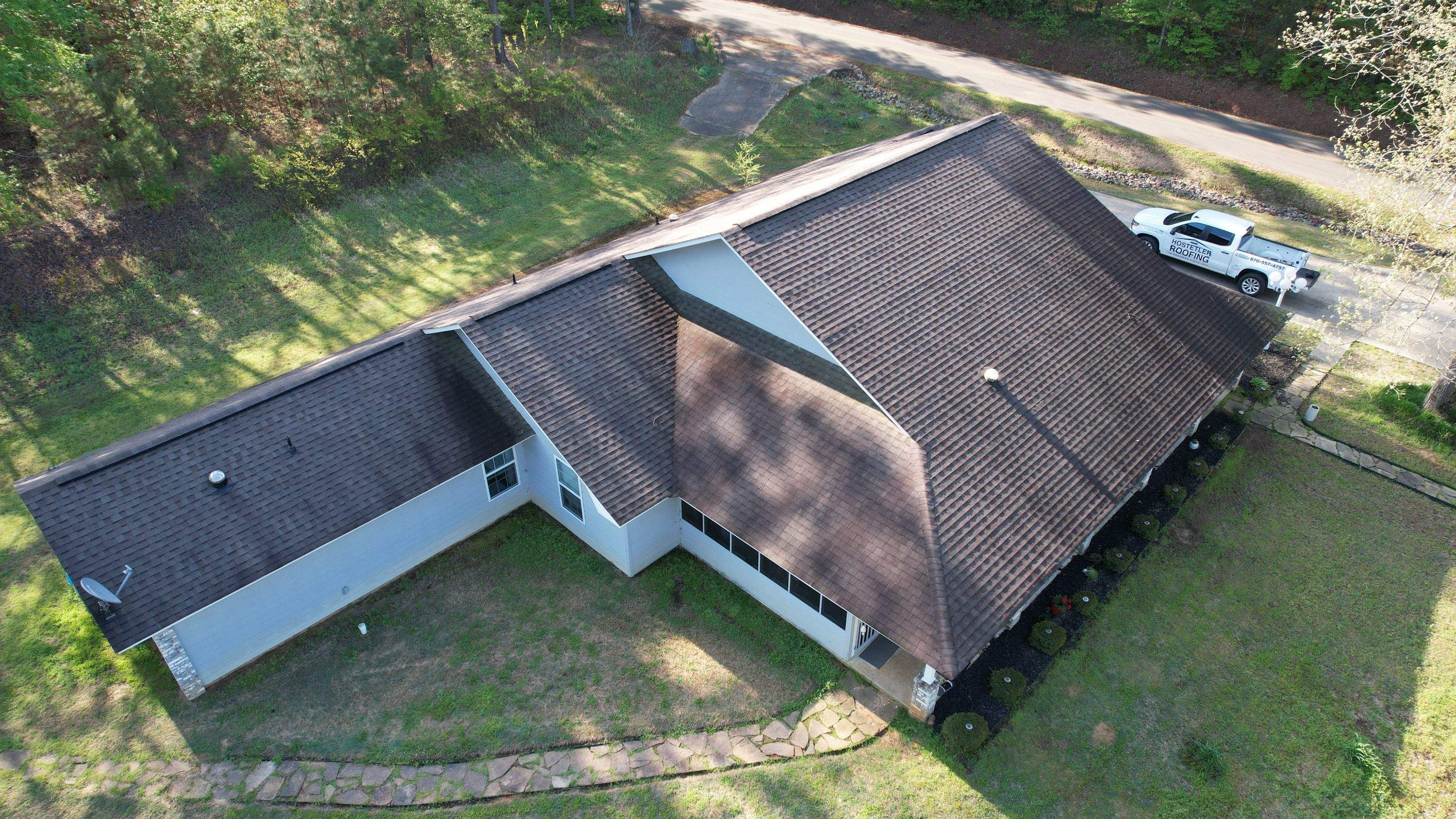 Storm Restoration Reroof: 40 Year Impact Rated Architectural Shingle by Hostetler Roofing