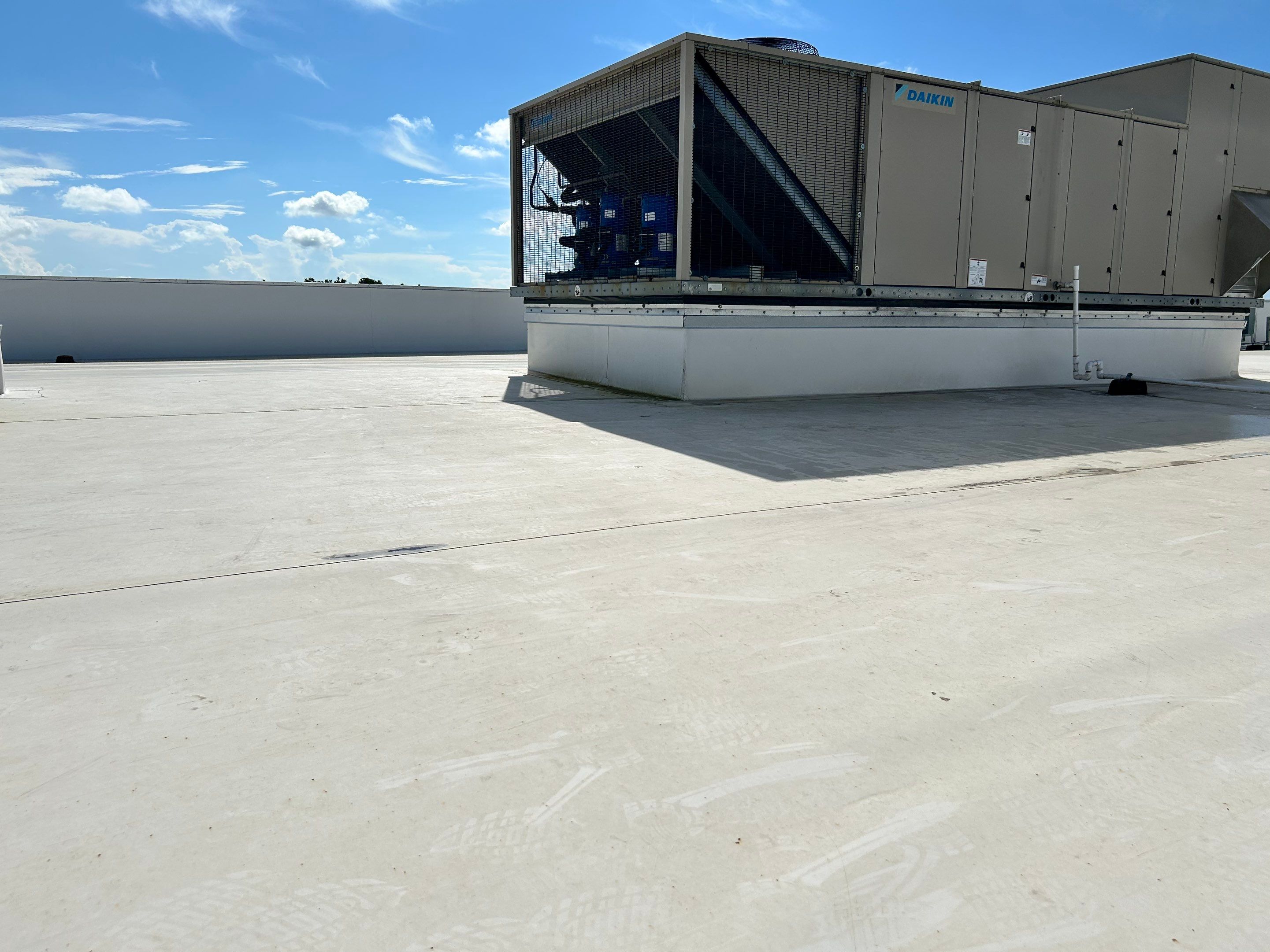 TPO Flat Roof Installation at Dade Quail Roost in Miami by AJF ROOFING INC