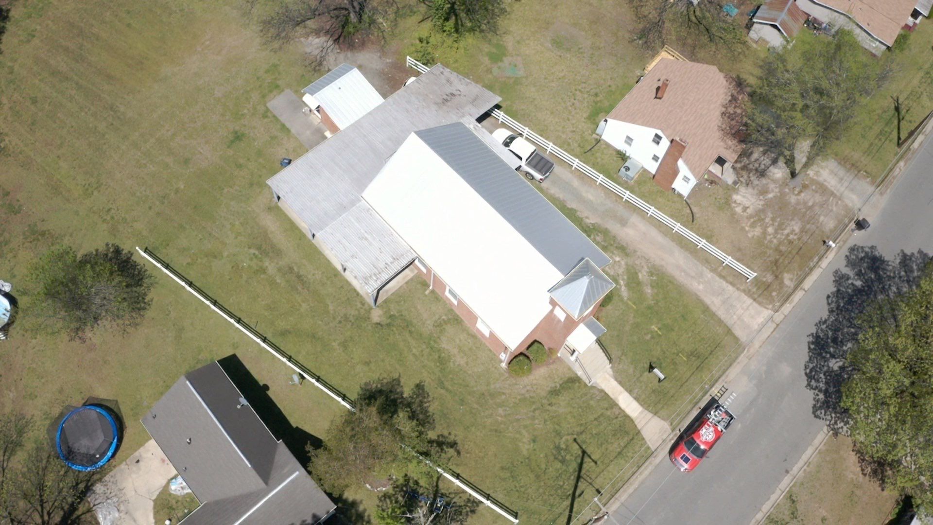 Primitive Baptist Church using Standing Seam Metal by Just In Time Roofing and Restoration