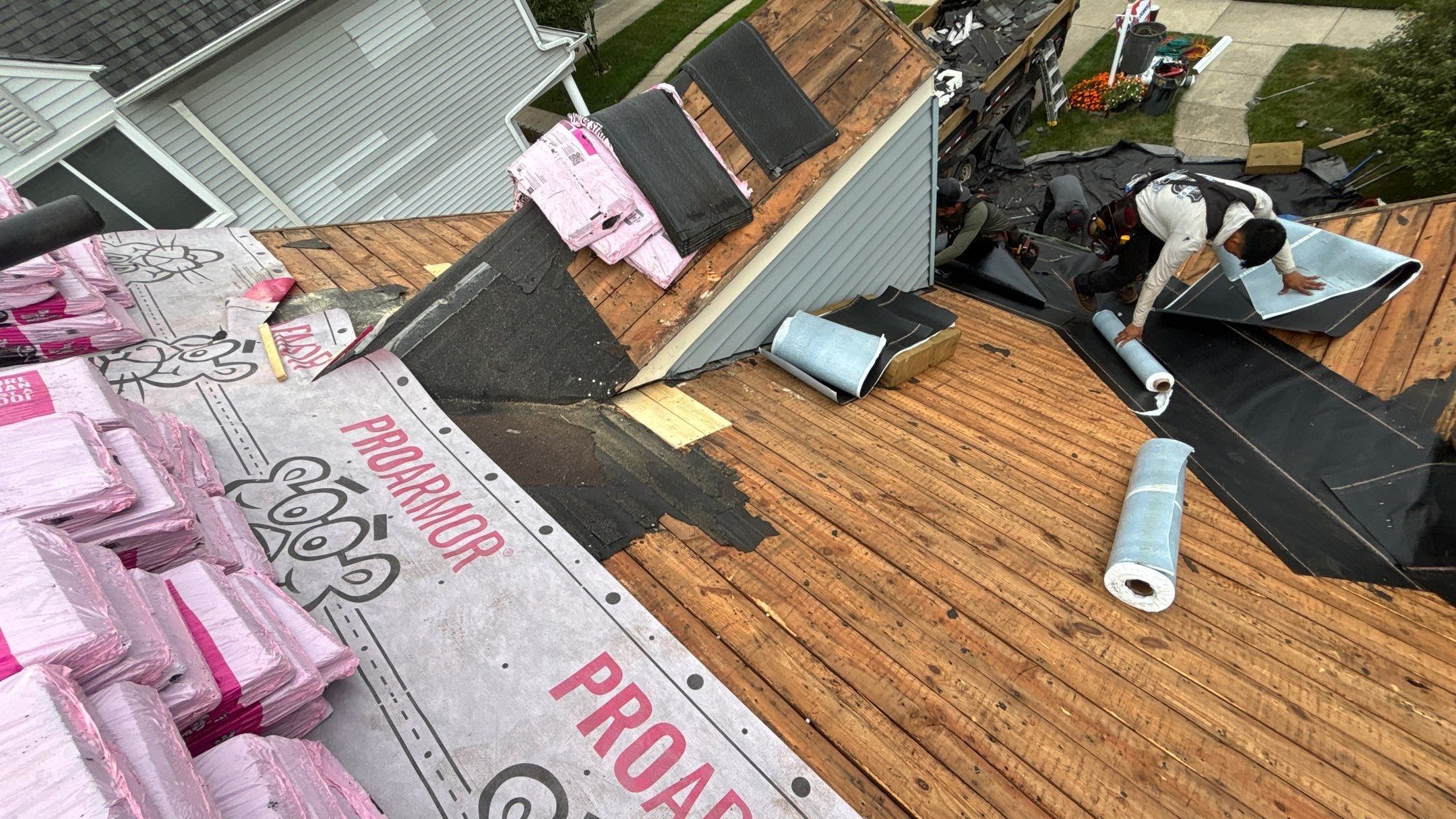 Roof Replacement using Owens Corning Slatestone Gray by 180 Contractors