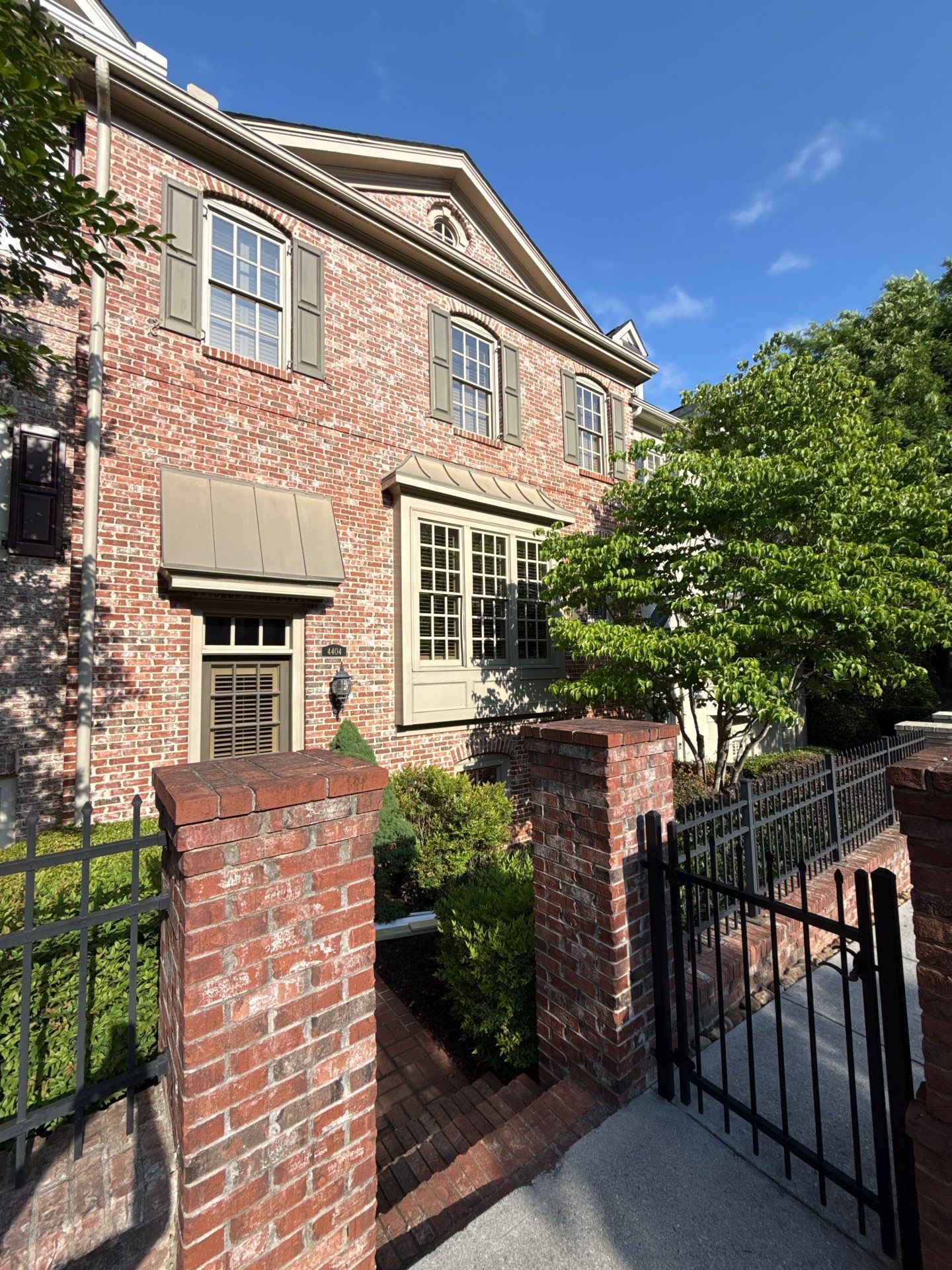 Exterior Trim and Garage Door Painting for Smyrna Townhouse by Swift Home Renovations