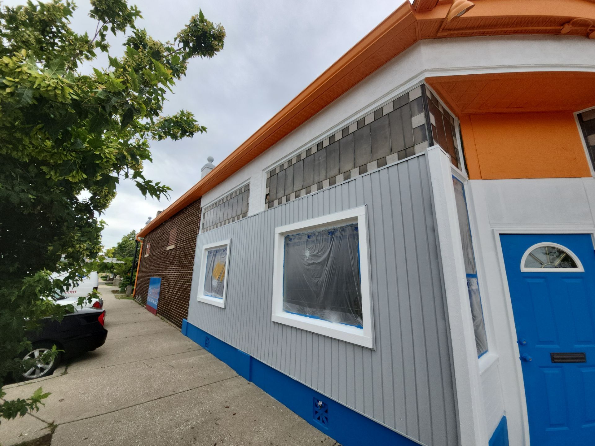 Exterior color change and Epoxy floor. by Gordon Painting
