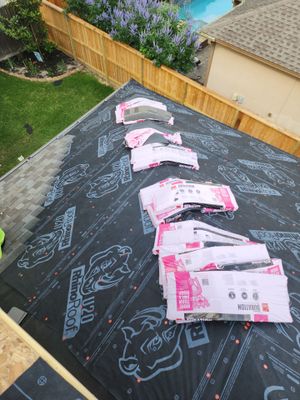 Residential Roofing Installation using Owen's Corning Duration (Lifetime) Shingles