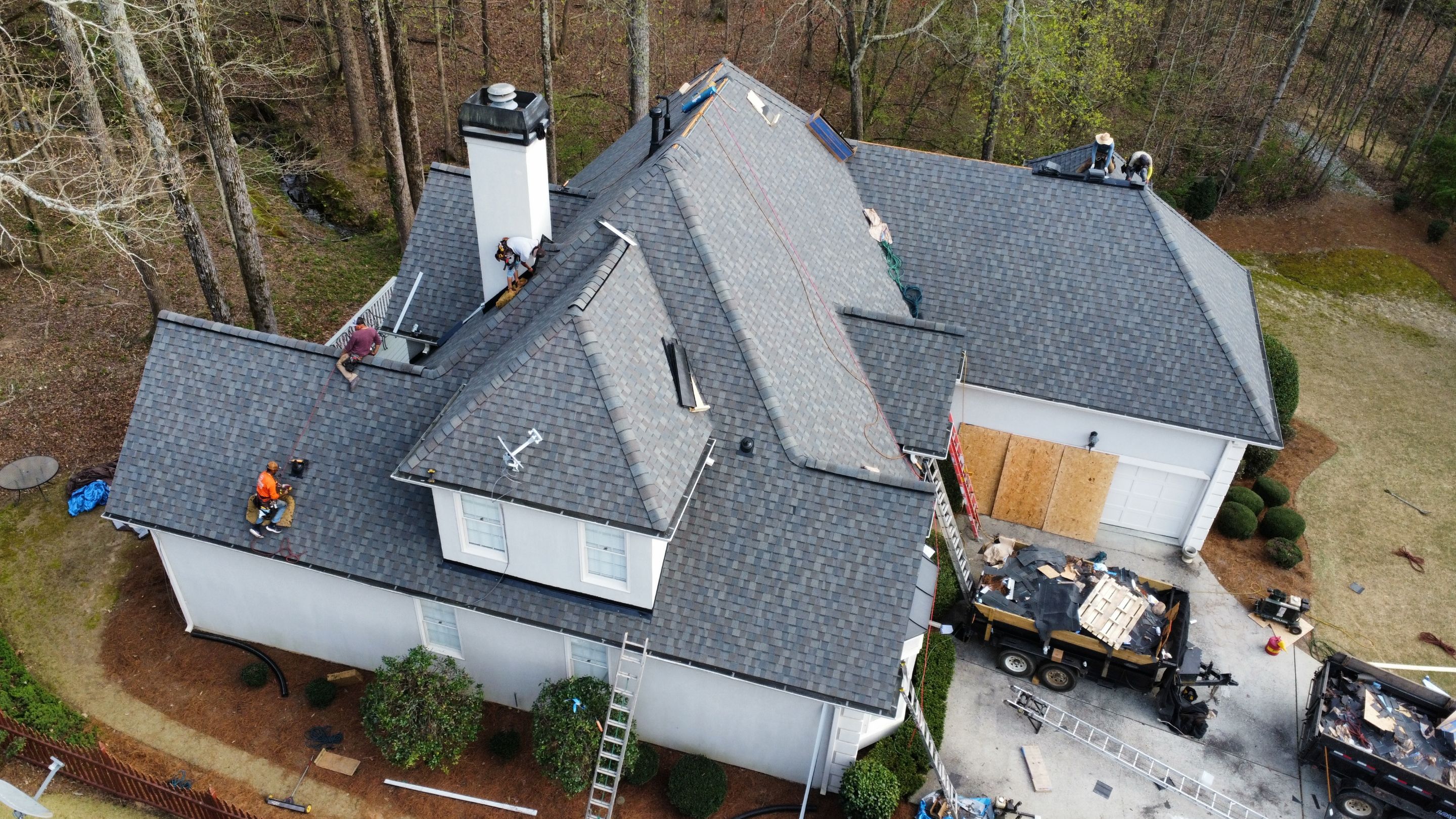 Cumming, GA Roof Replacement CertainTeed Landmark Pro Max Def Driftwood by Reset Roofing