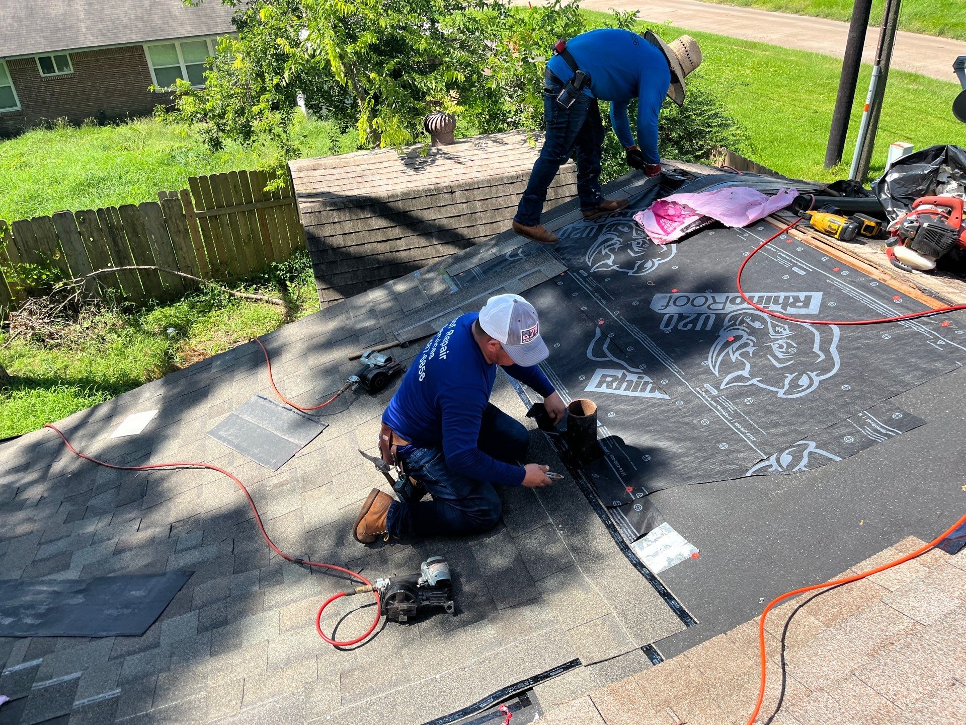Residential Roofing Installation using Owen's Corning Duration (Lifetime) Shingles by Roof Repair Company