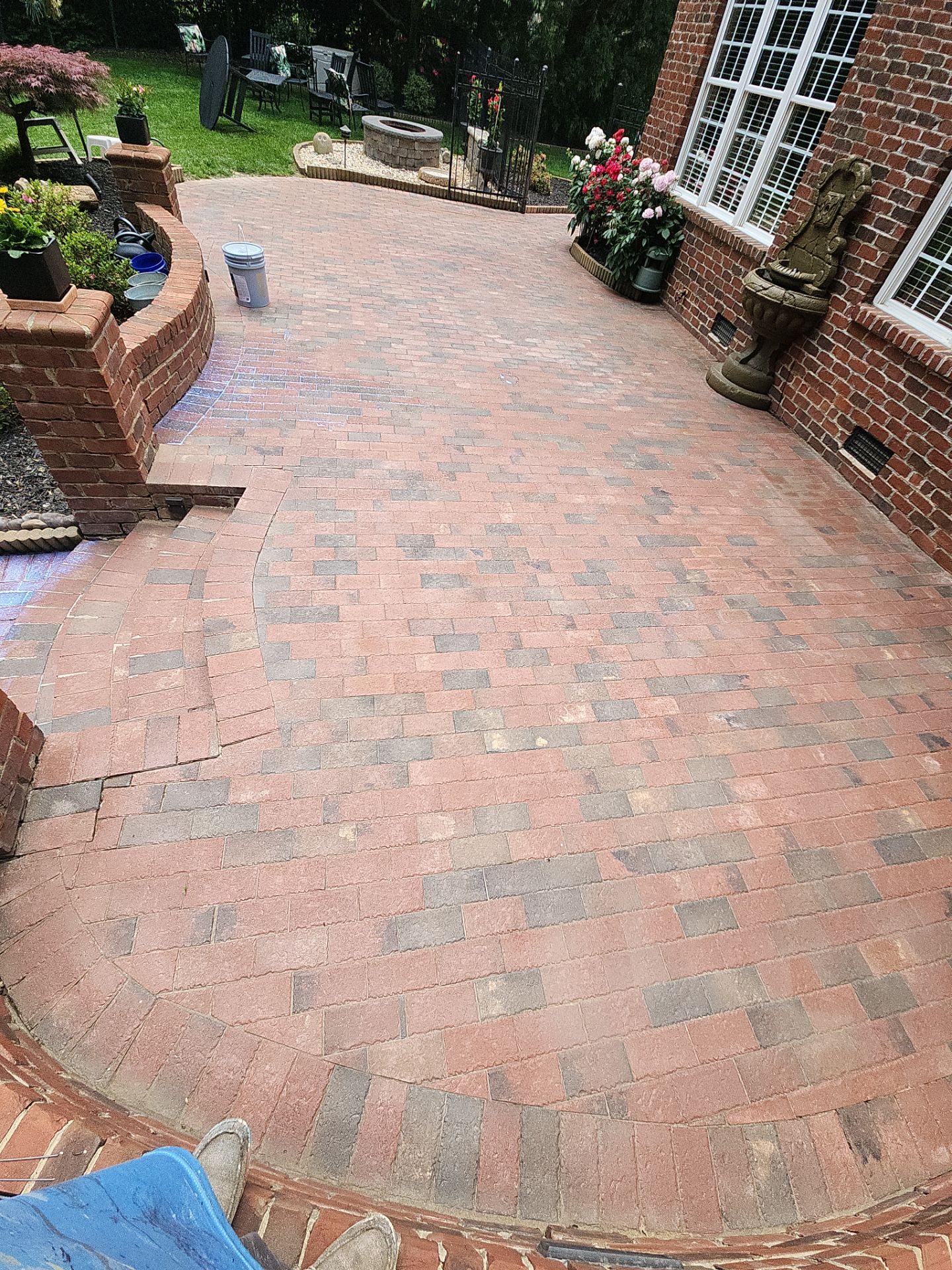 Pavers using Concrete Sealant by DuraSeal