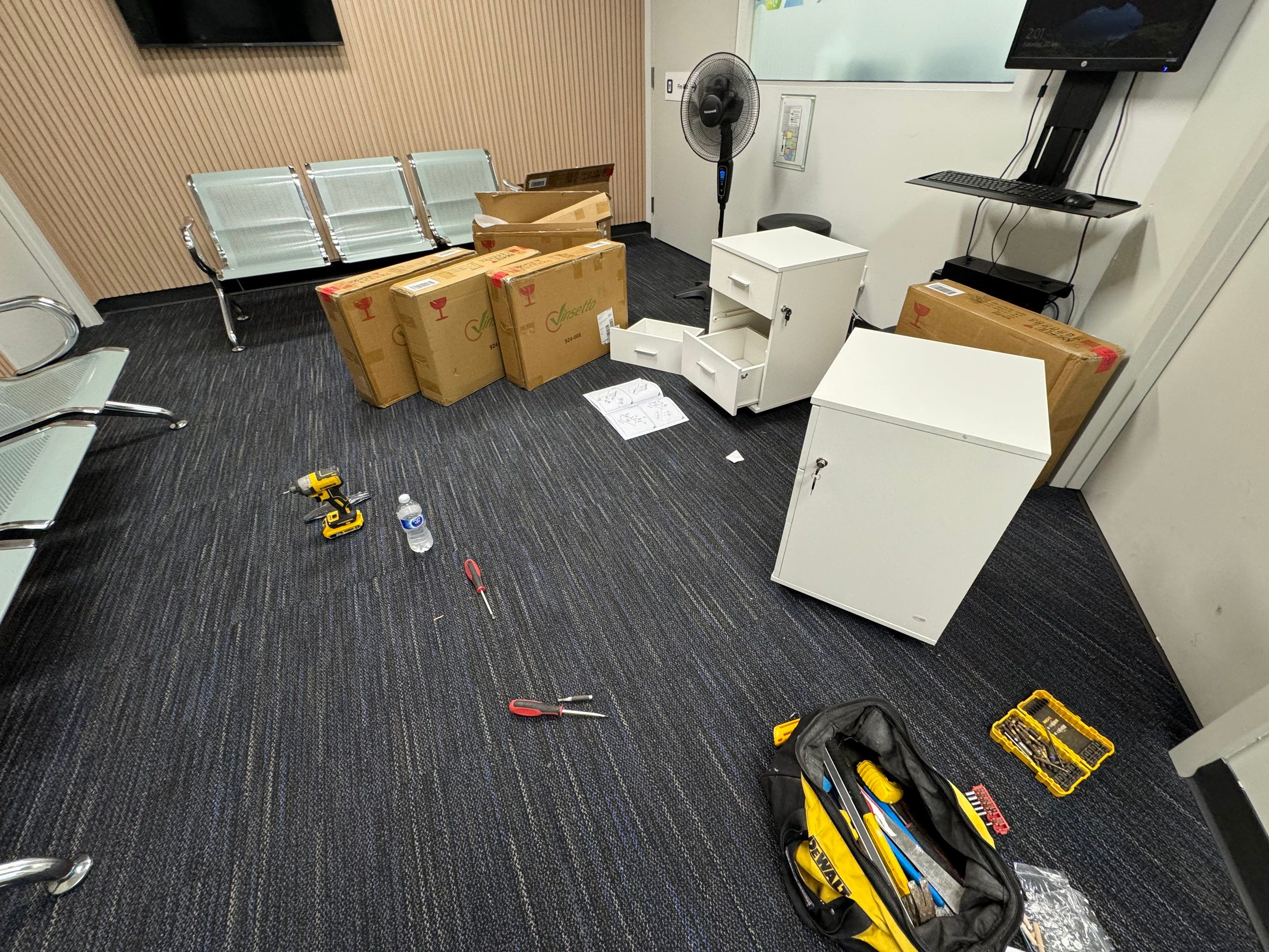 Drawer Installation For VF Service Canada by YVR Construction Group