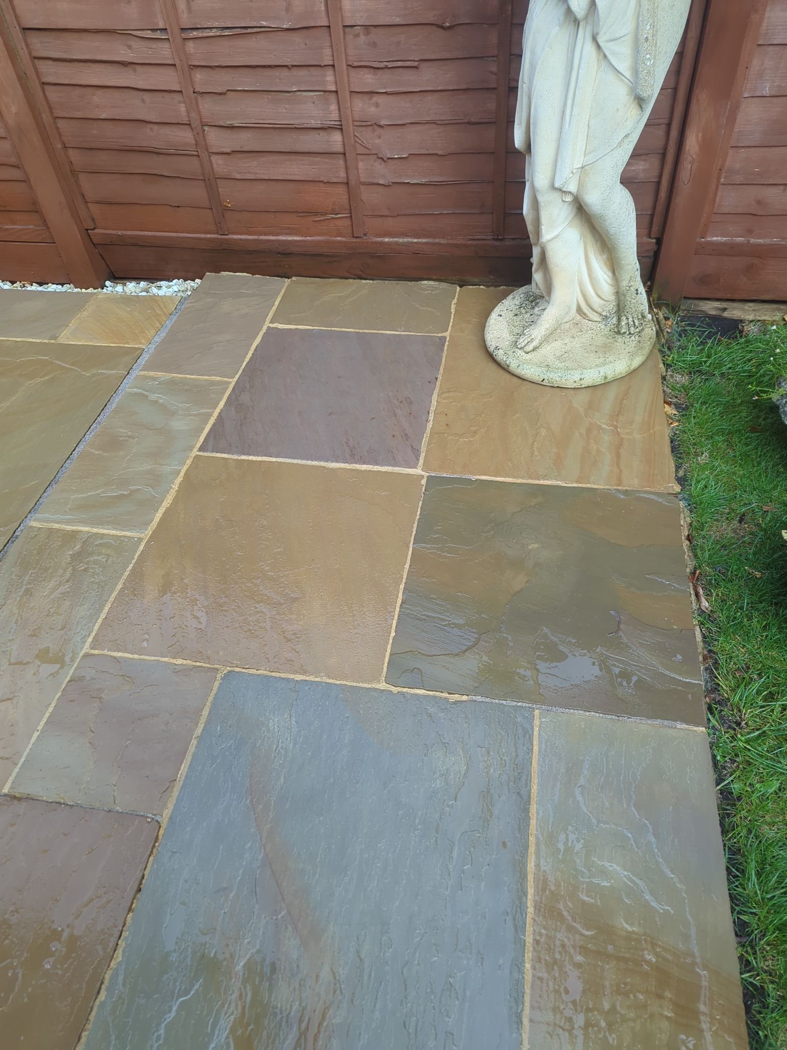 Driveway And Patio Clean using Softwash Equipment by Ges Exterior Cleaning ltd