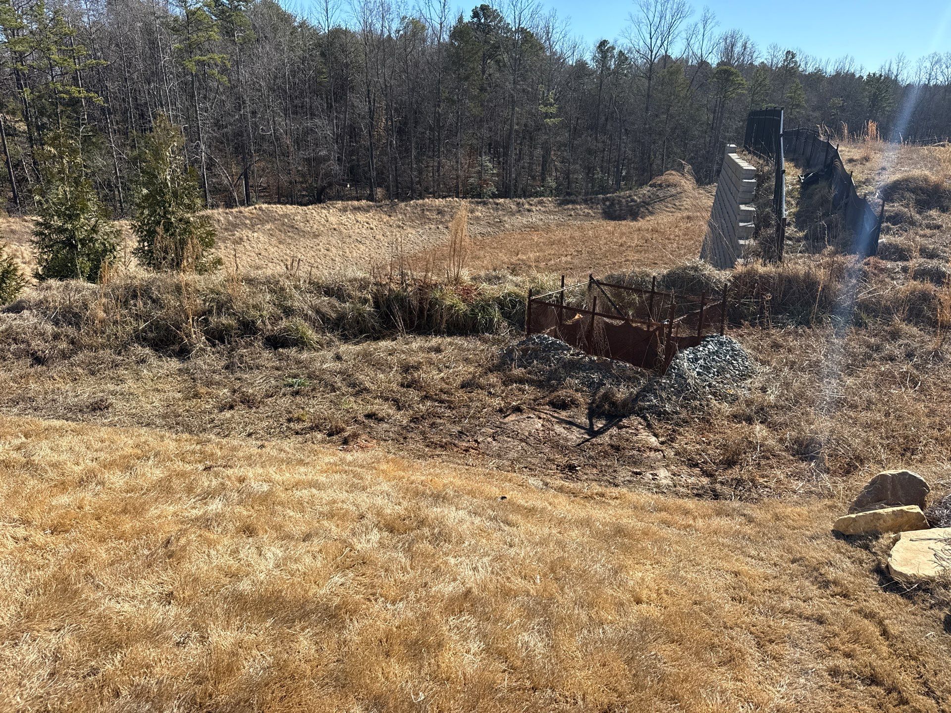 Indian Land Job Site Clean Up by Badger Hauling