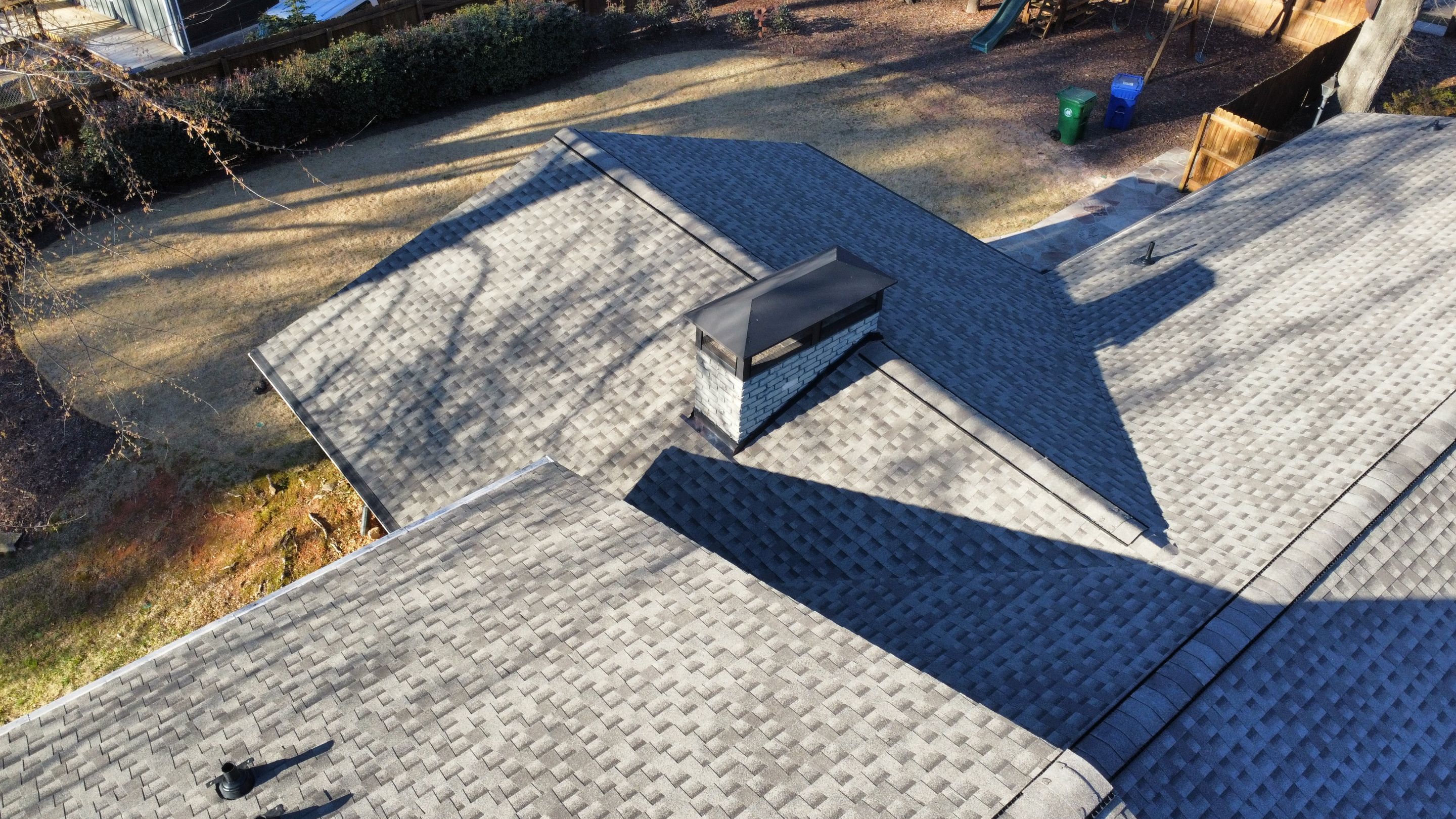 Atlanta GA Roof Replacement GAF Timberline HDZ Weathered Wood by Reset Roofing