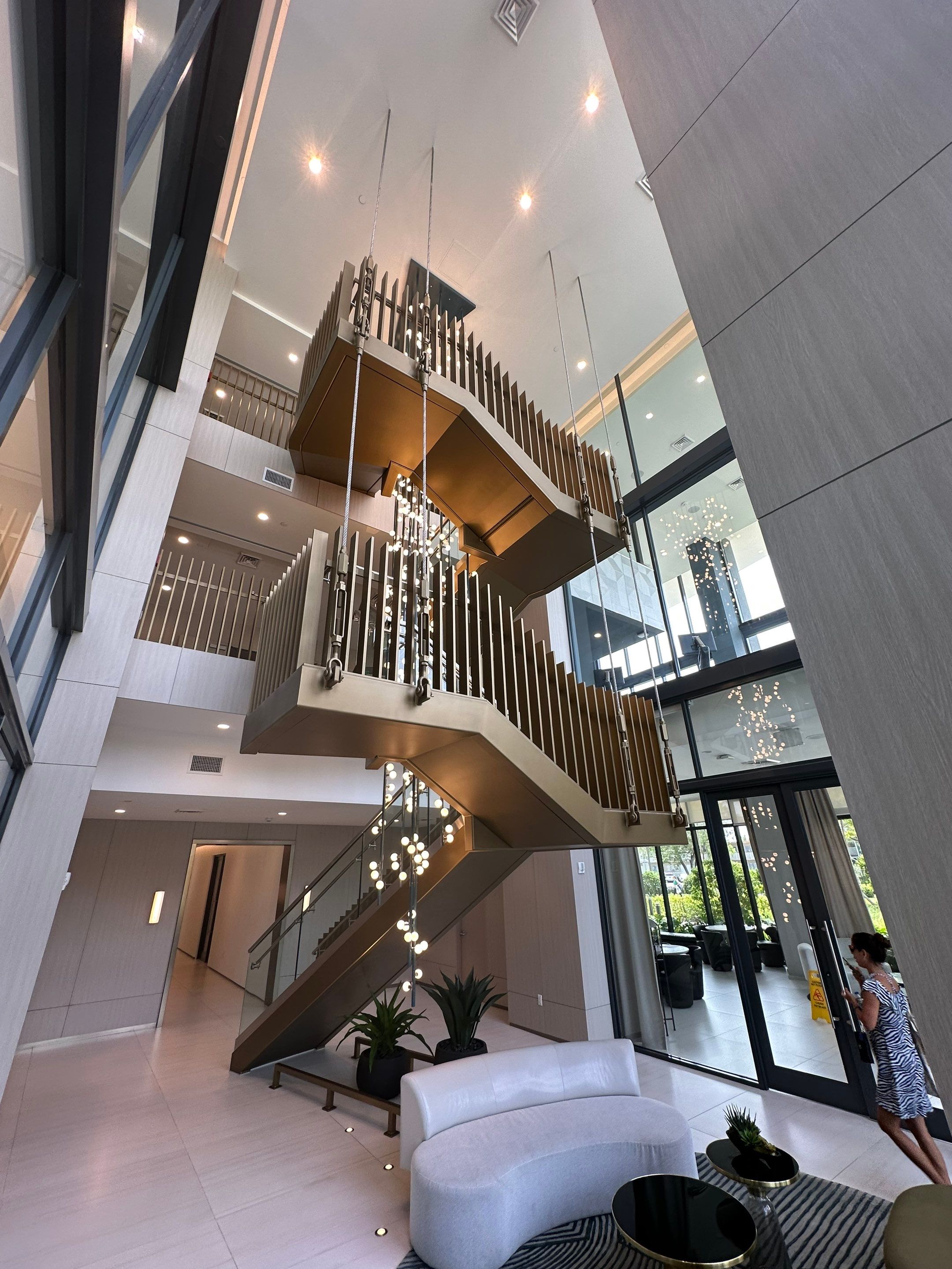 Custom Commercial Lobby in Hallandale Beach by Toledo Iron Works