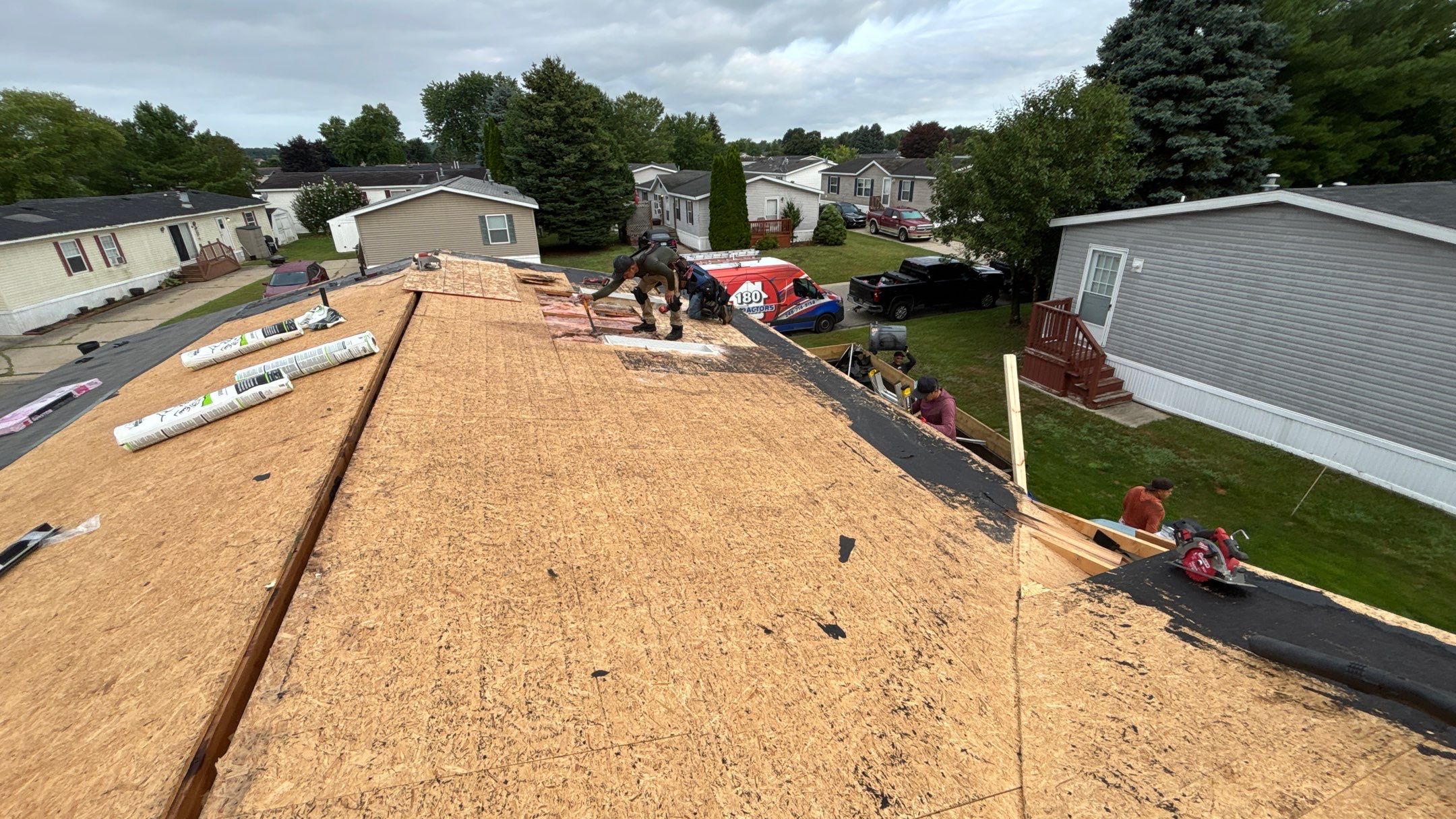 Roof Replacement using Owens Corning Sierra Gray by 180 Contractors