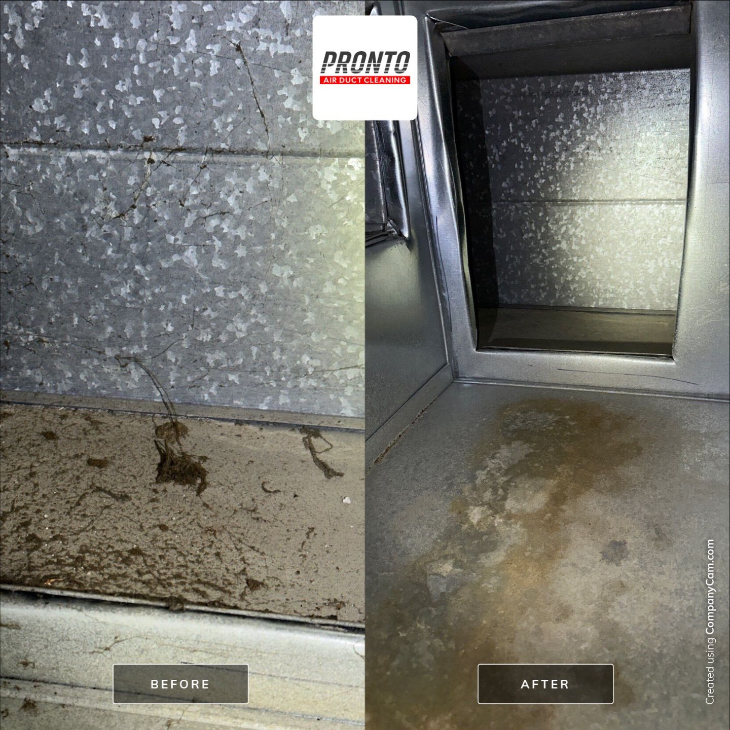 Air duct cleaning using Hypervac by Pronto Air Duct Cleaning