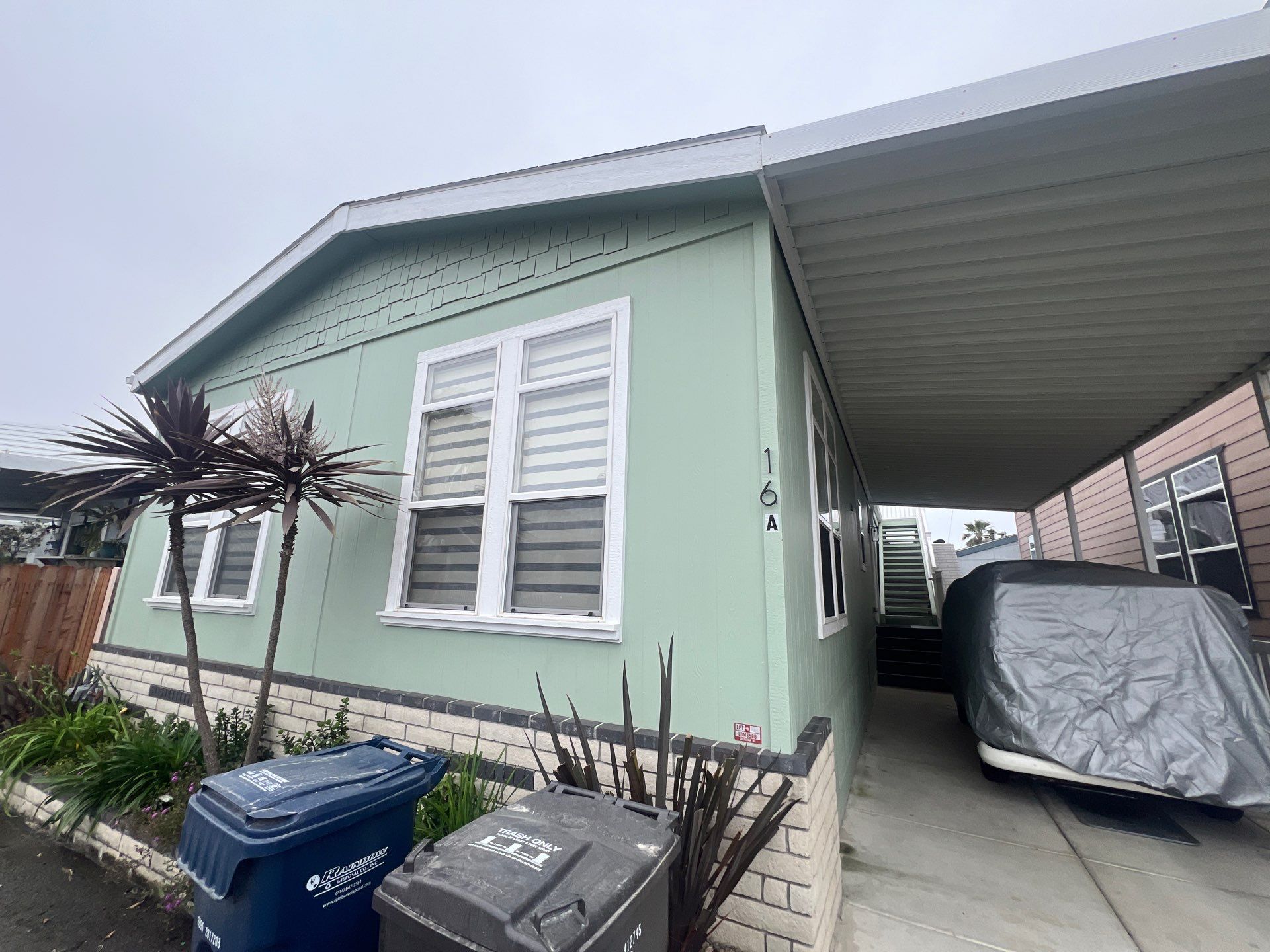 Complete Exterior Painting of a PCH Mobile Home by Beach City Painting