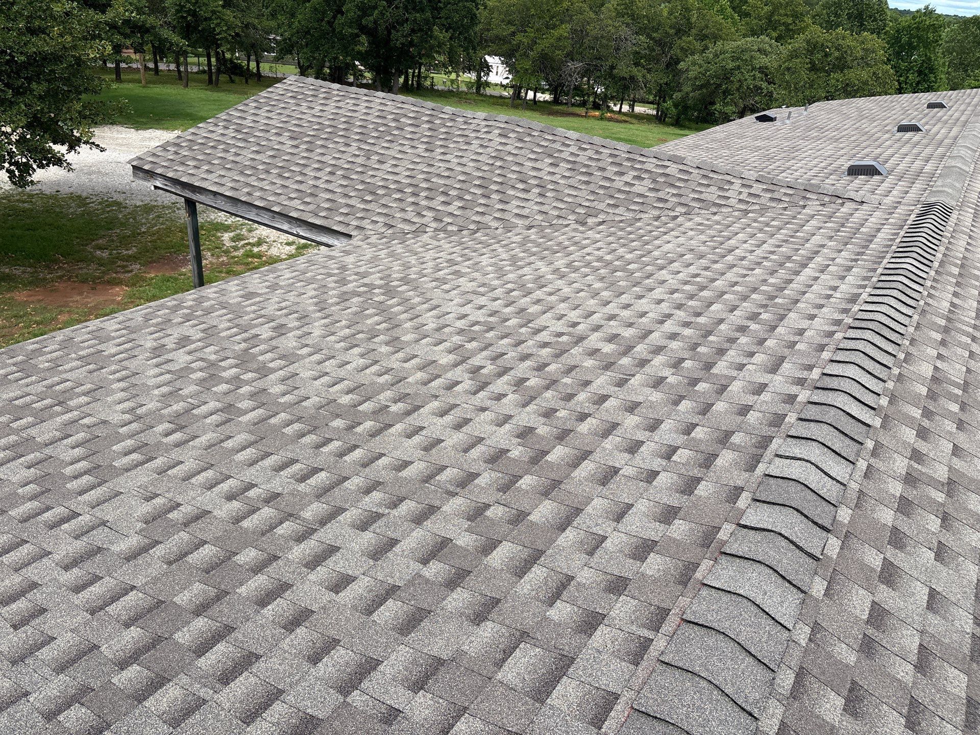 full roof & box vent replacement in Oklahoma City by McCann's Roofing and Construction