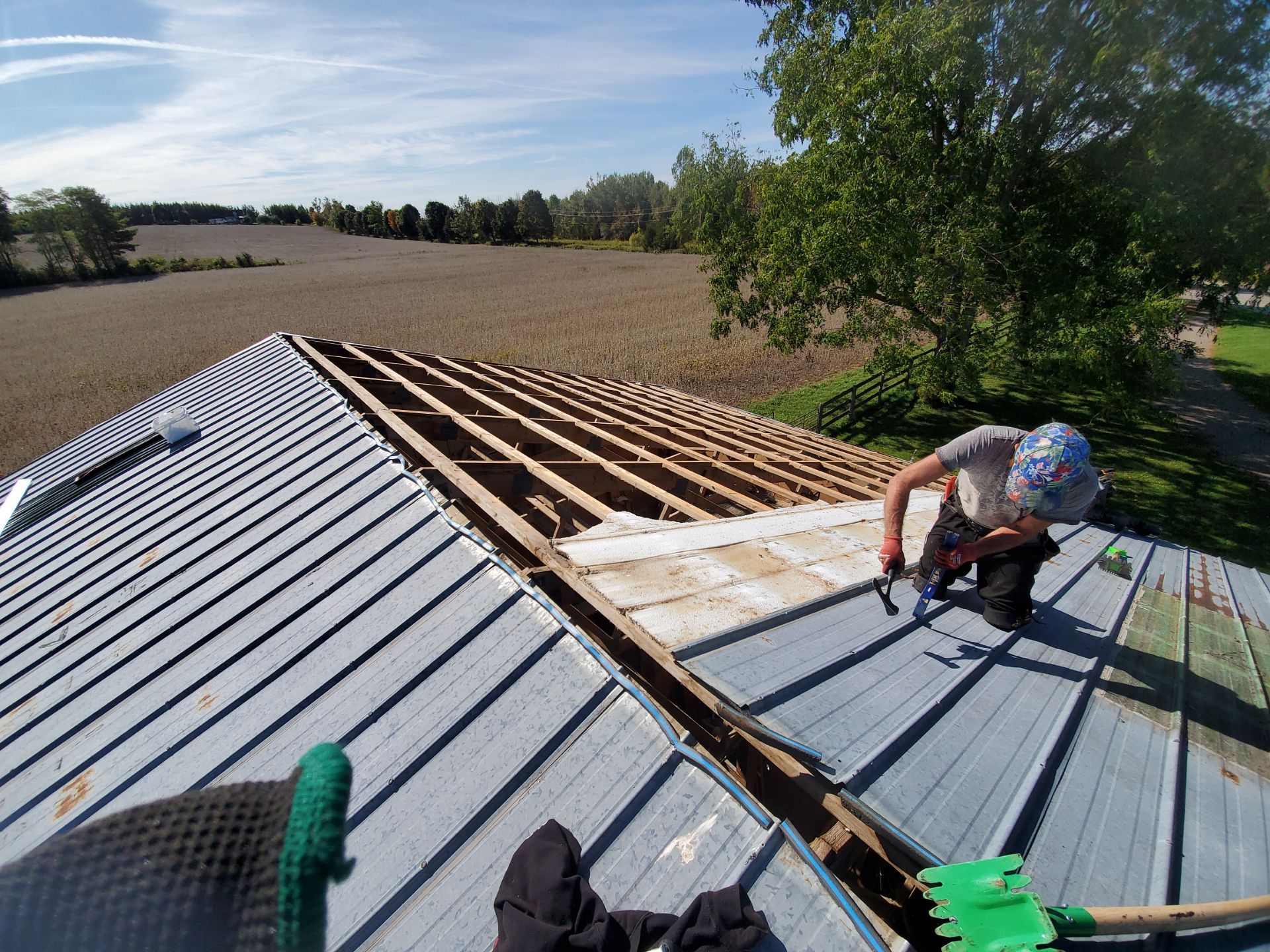 Exposed Fastener Metal Roof using exposed fastener by Jay Carter Roofing & Sheet Metal