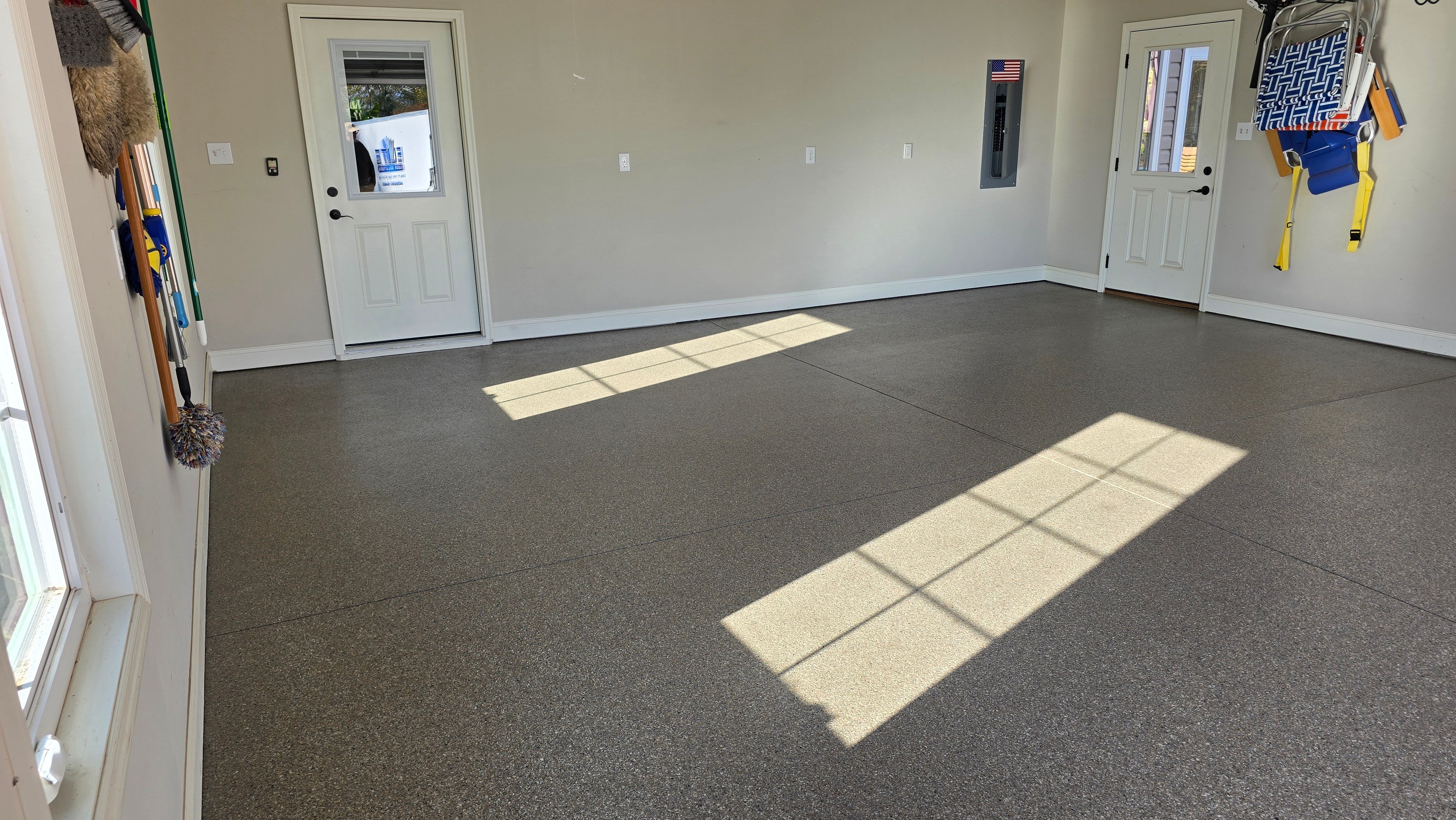 Garage using Obsidian by Elite Floor Solutions
