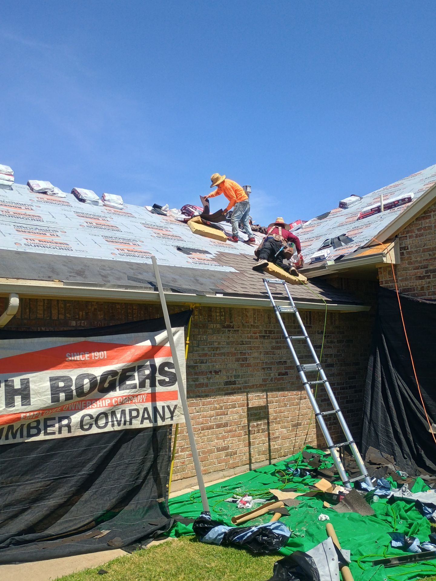 Oklahoma City Full Residential Roof Replacement with GAF Architectural Shingles by BANA Roofing and Solar Supply