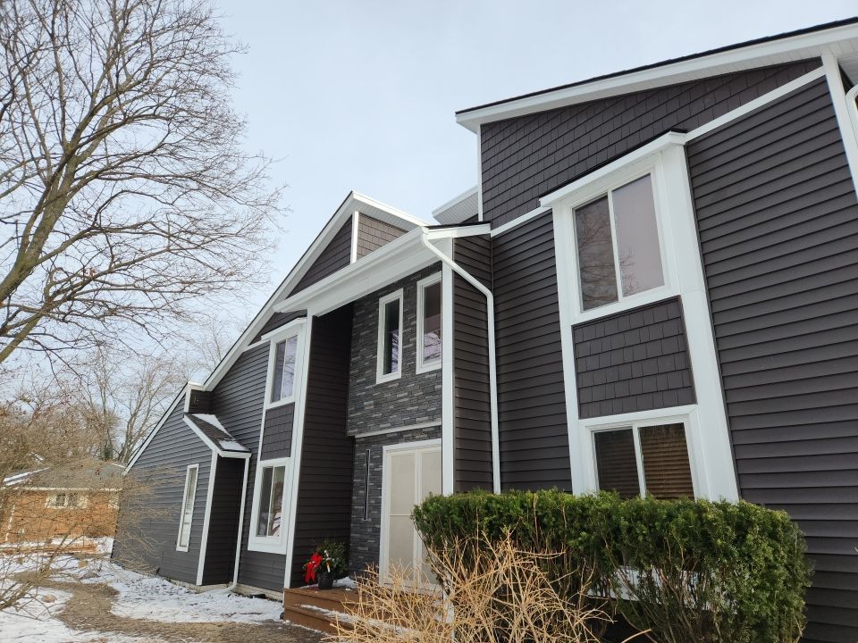 CertainTeed Monogram D5 Slate + Owens Corning Duration Colonial Slate by 180 Contractors
