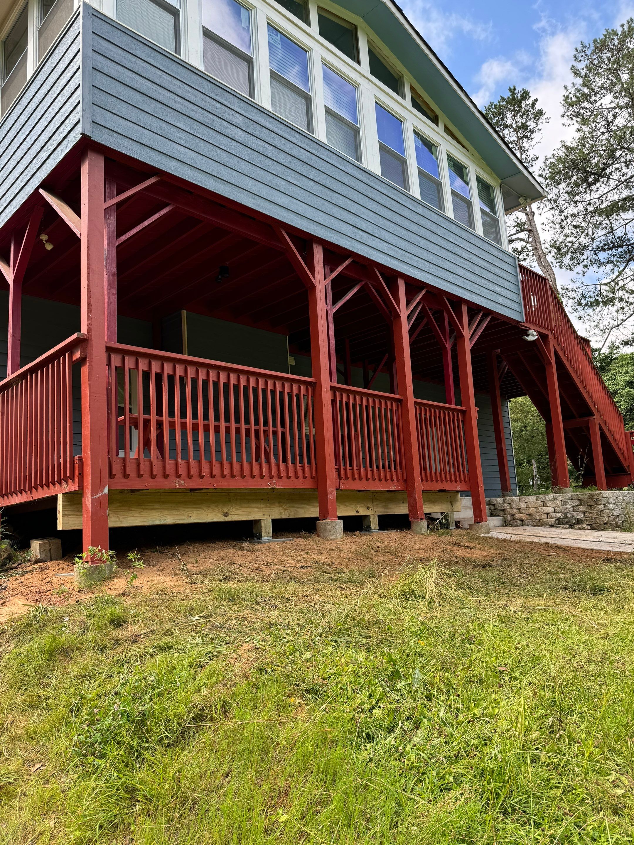 Multi-Level Deck Refinishing and Wood Staining in Duluth by Swift Home Renovations