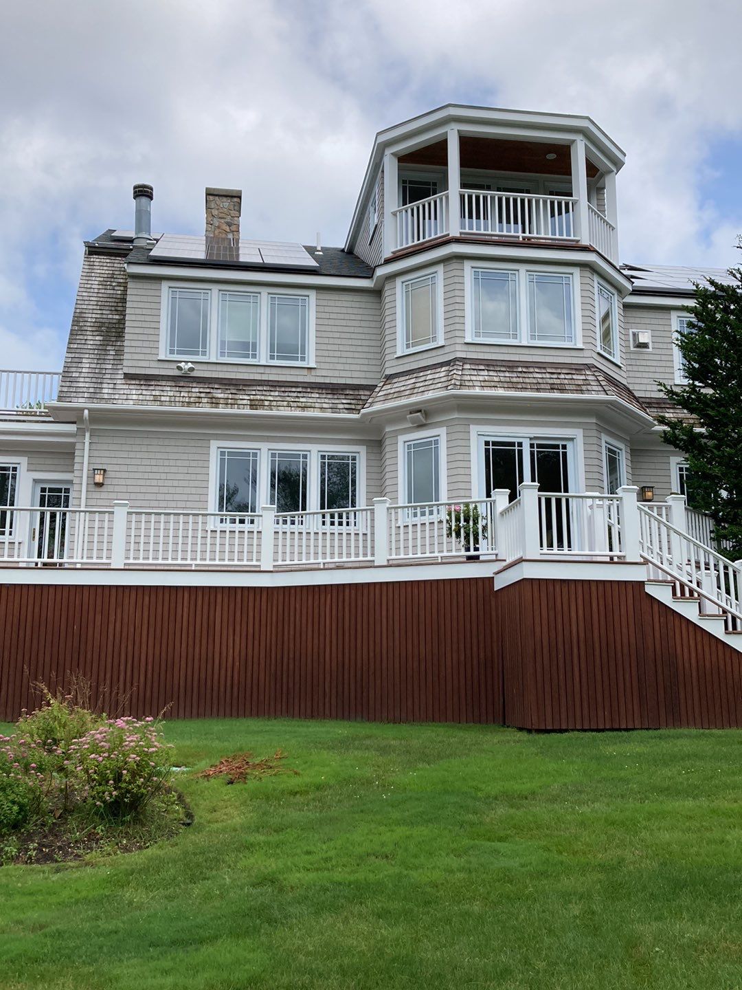 Gutter Installation using 4x6 Fiberglass Gutter with Moulding in Duxbury, MA by Gutter Pro Enterprises