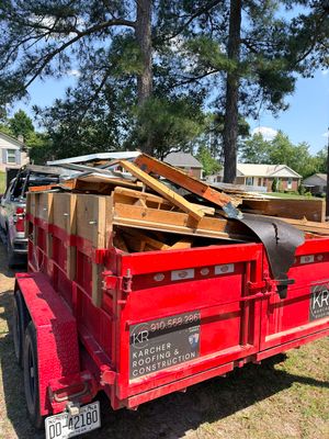 Roof Trusses Replaced- New Roof Installation