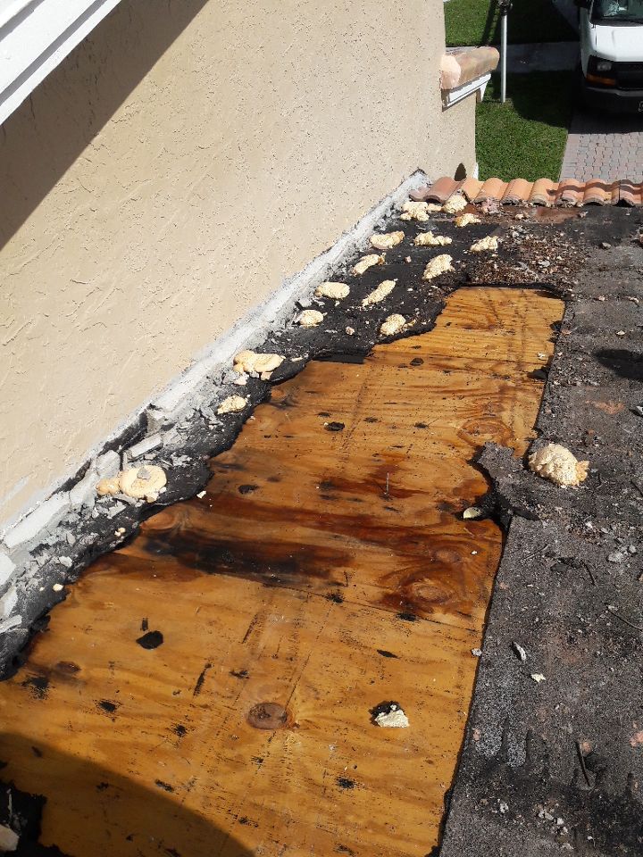 Clay Tile Roof Repair and Fascia Restoration in Boca Raton by Aastro Roofing