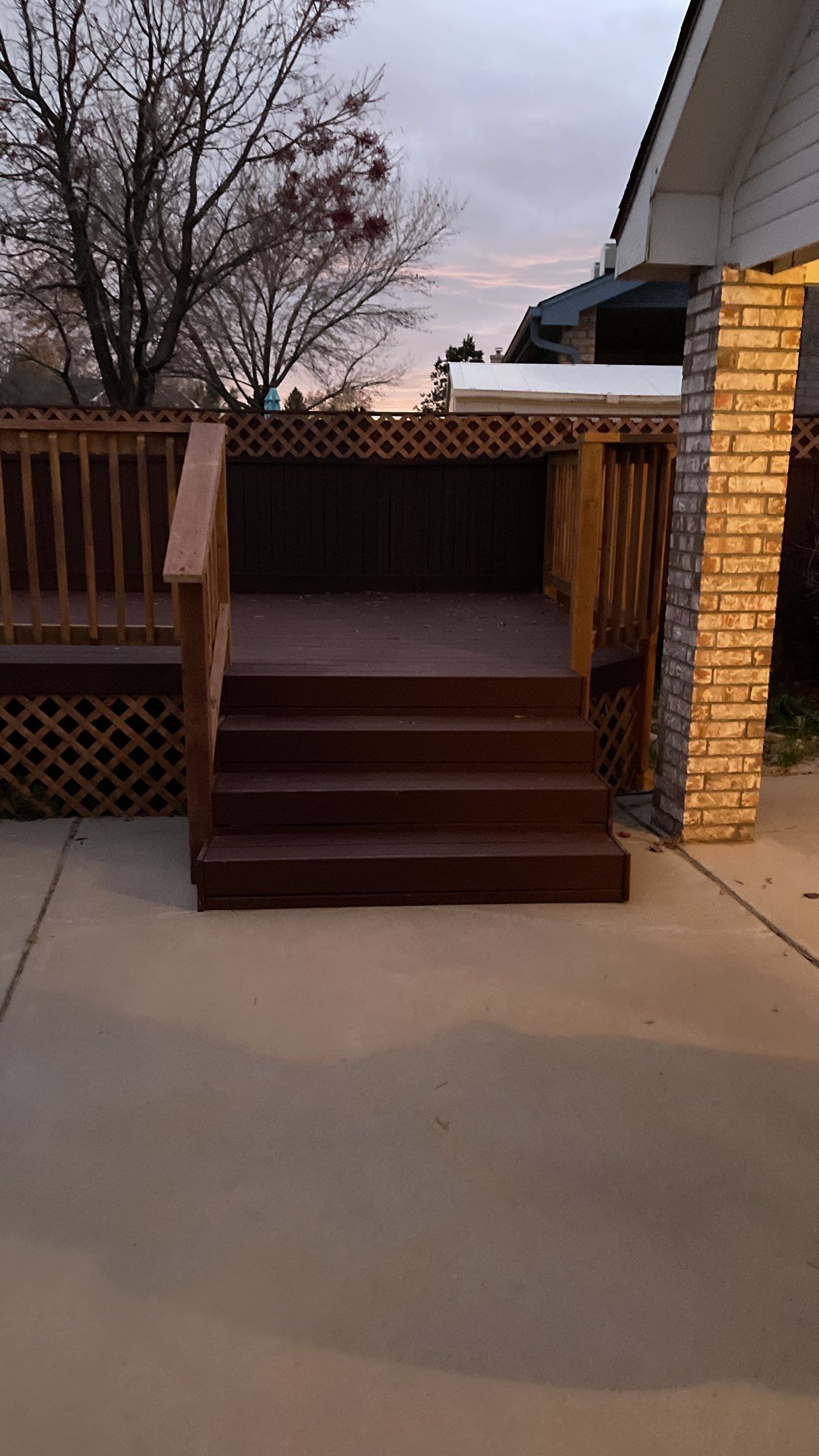 Deck Installation using Trex by Rio Grande Building & Storage