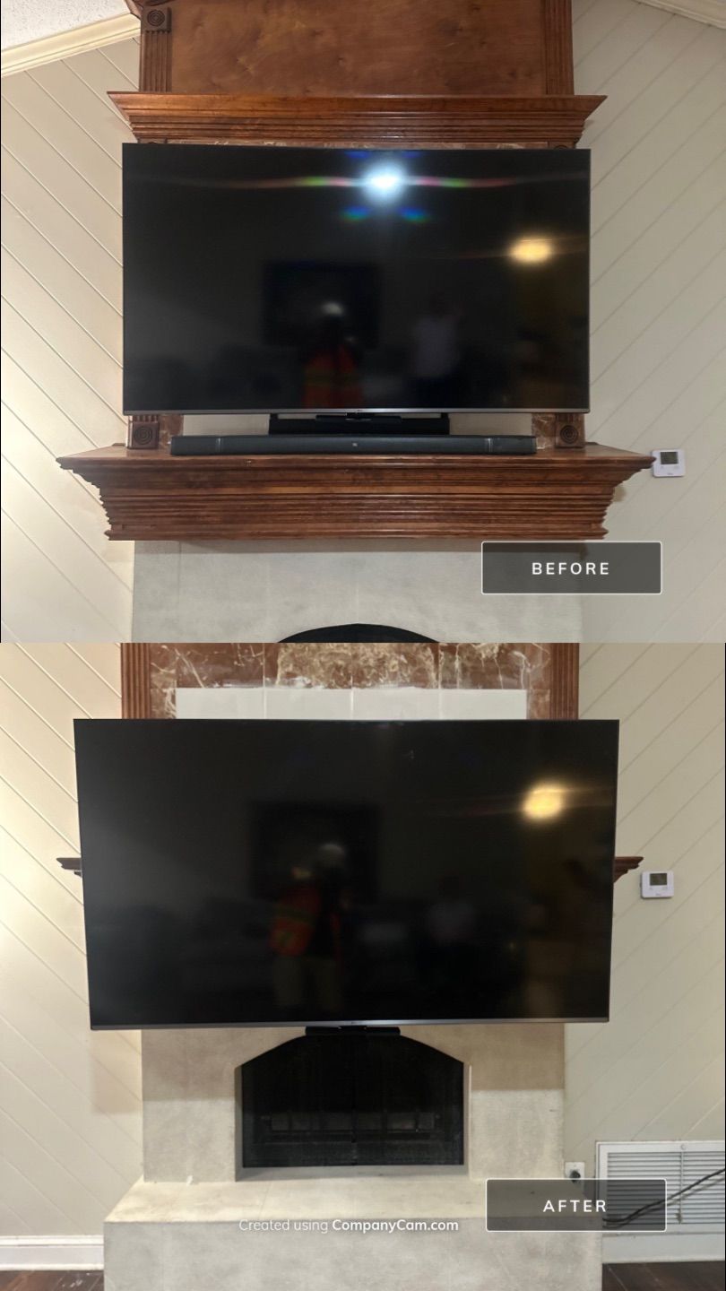 Before & After Transformations by Hangman Mounting & Installation 