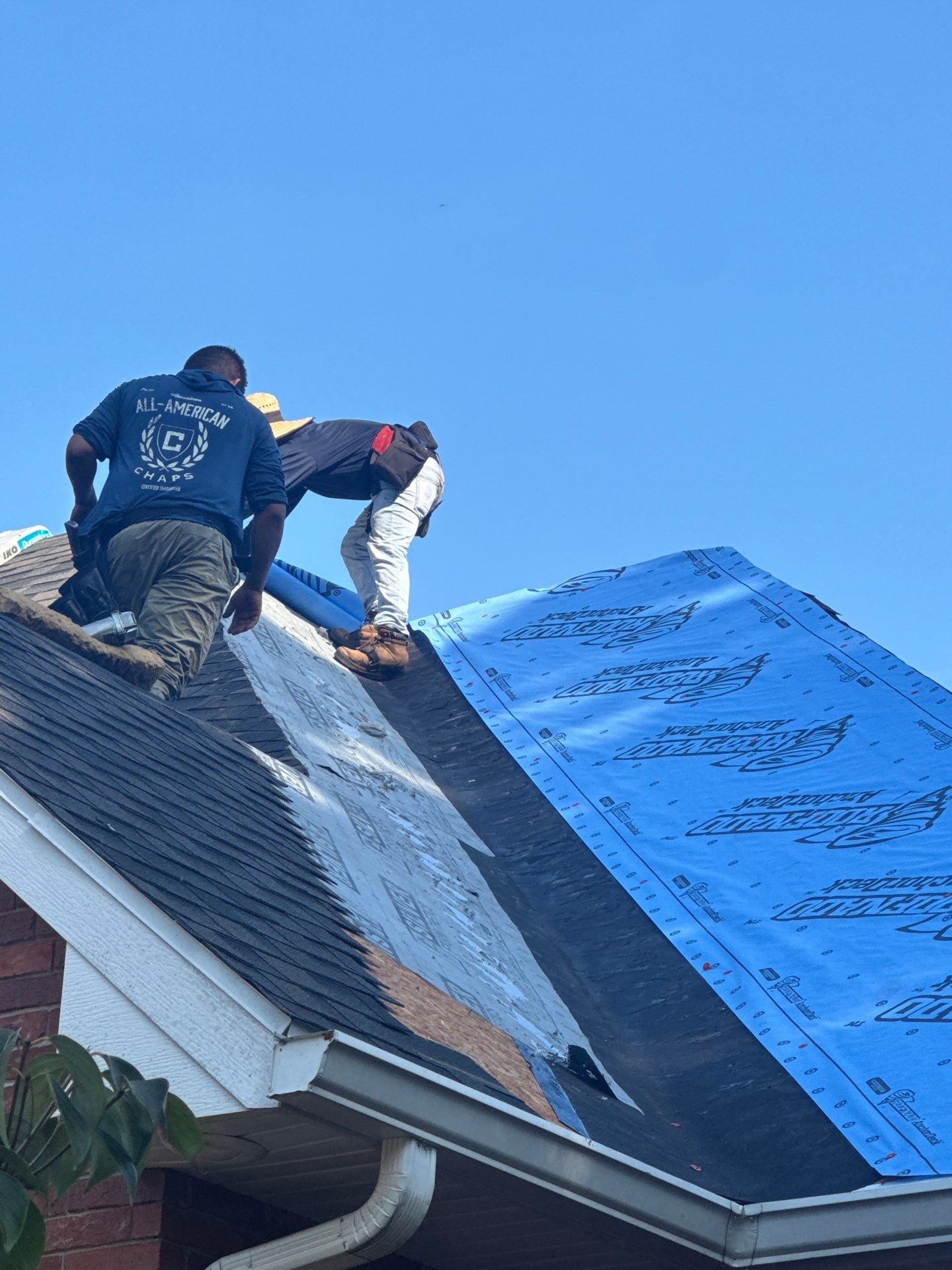 Residential Partial Roofing + Gutters & Downspouts Install  by Titan Commercial & Residential Roofing 
