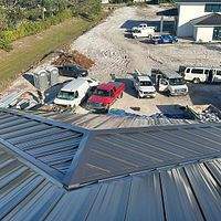 24ga 1.5" Mechanical Seam Matte Black  by Total Roofing System The Metal Roof Experts