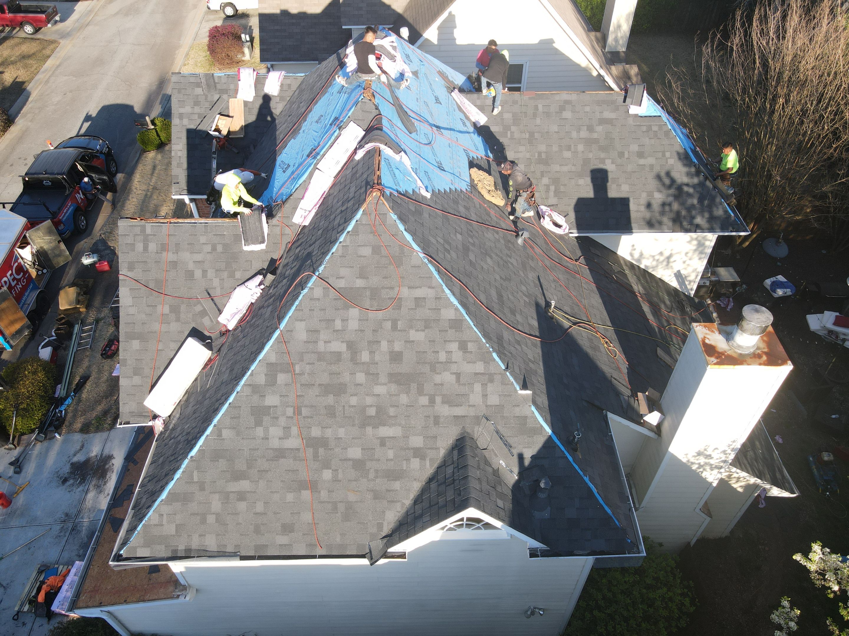 Residential Roofing Installation using Owens Corning by Inspector Roofing and Restoration