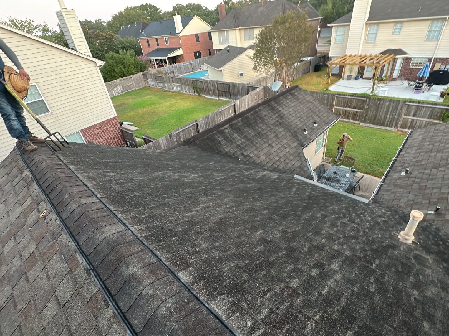 Residential Roofing Installation using Owen's Corning Duration (Lifetime) Shingles by Roof Repair Company