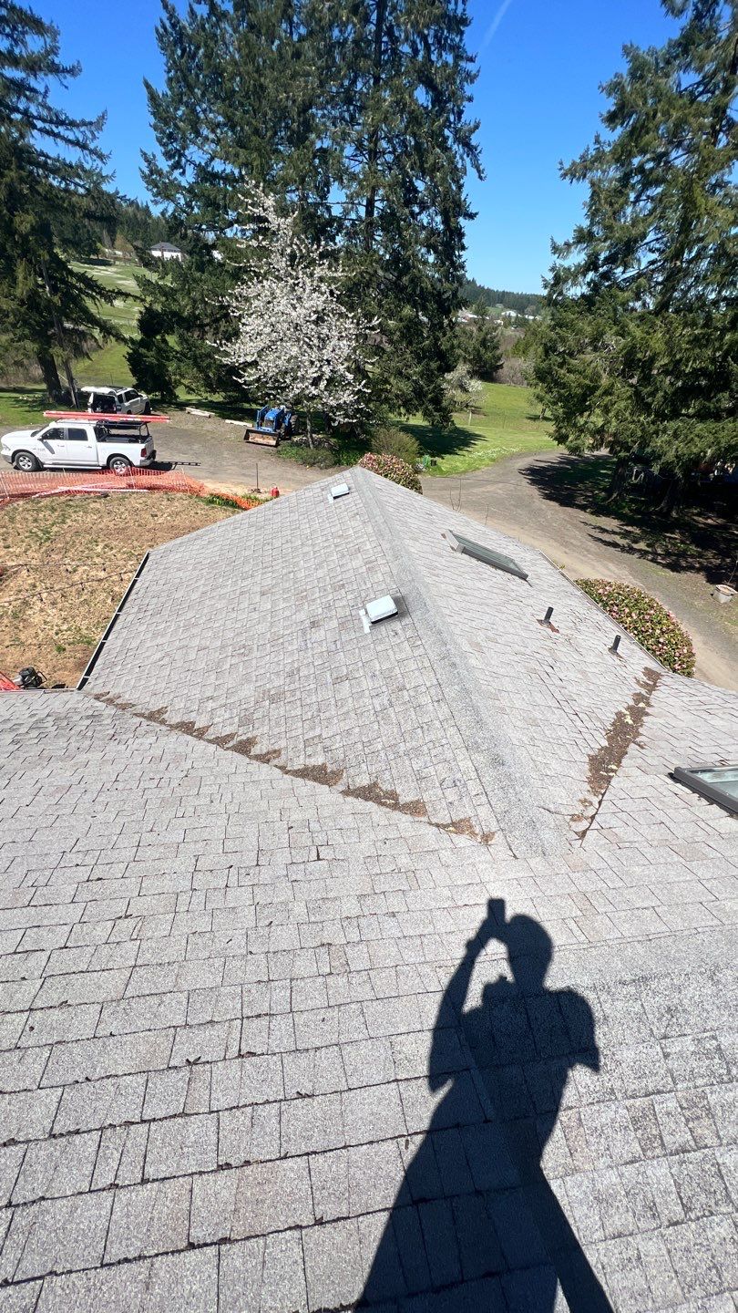 Residential Roofing Installation using IKO Dynasty (Color: Granite Black) by Orezona Building & Roofing Company, Inc.
