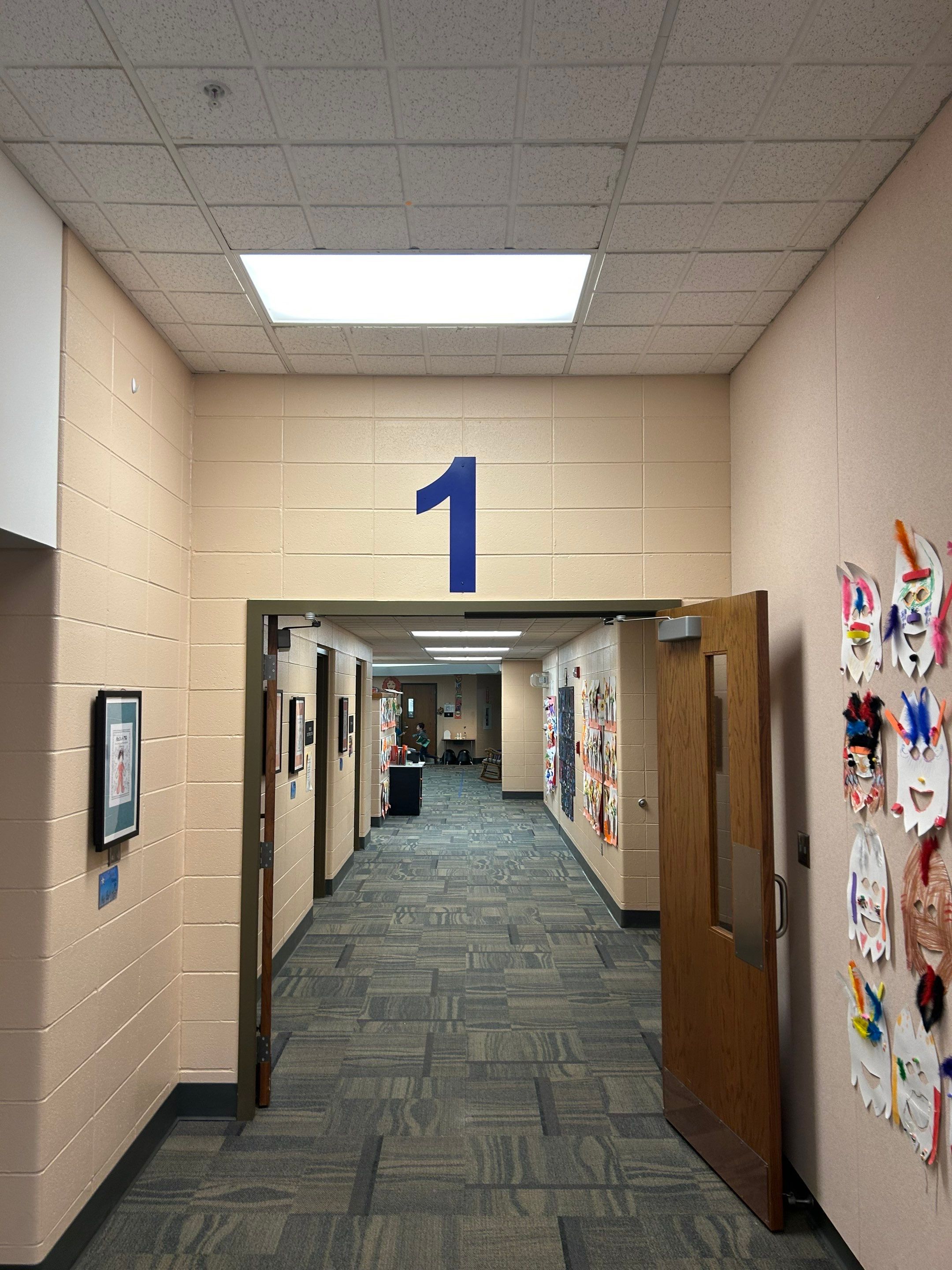 NorthPoint Elementary School Interior and Exterior Signage Installation by Hayes Design co