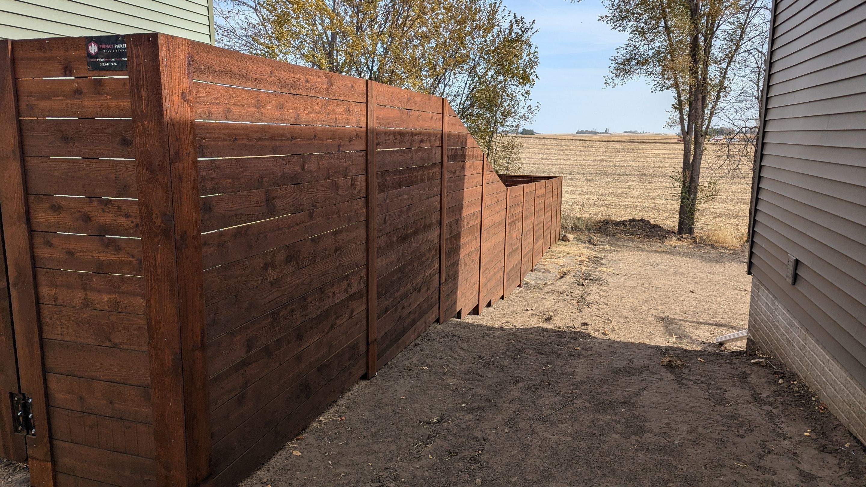 Project in Janesville by Perfect Picket Fence and Stain