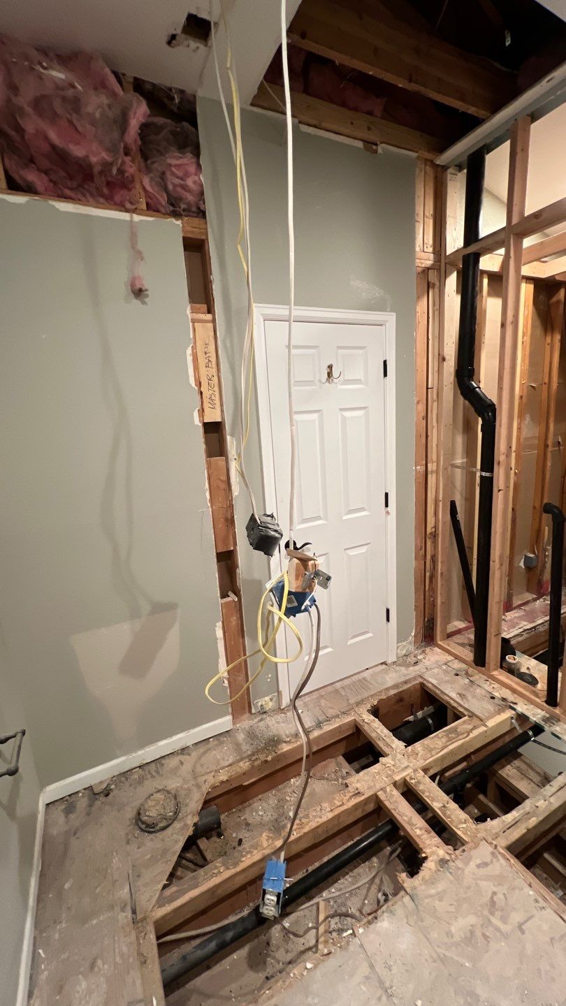 Two Bathroom Remodel  by Plumbing Connect Systems LLC