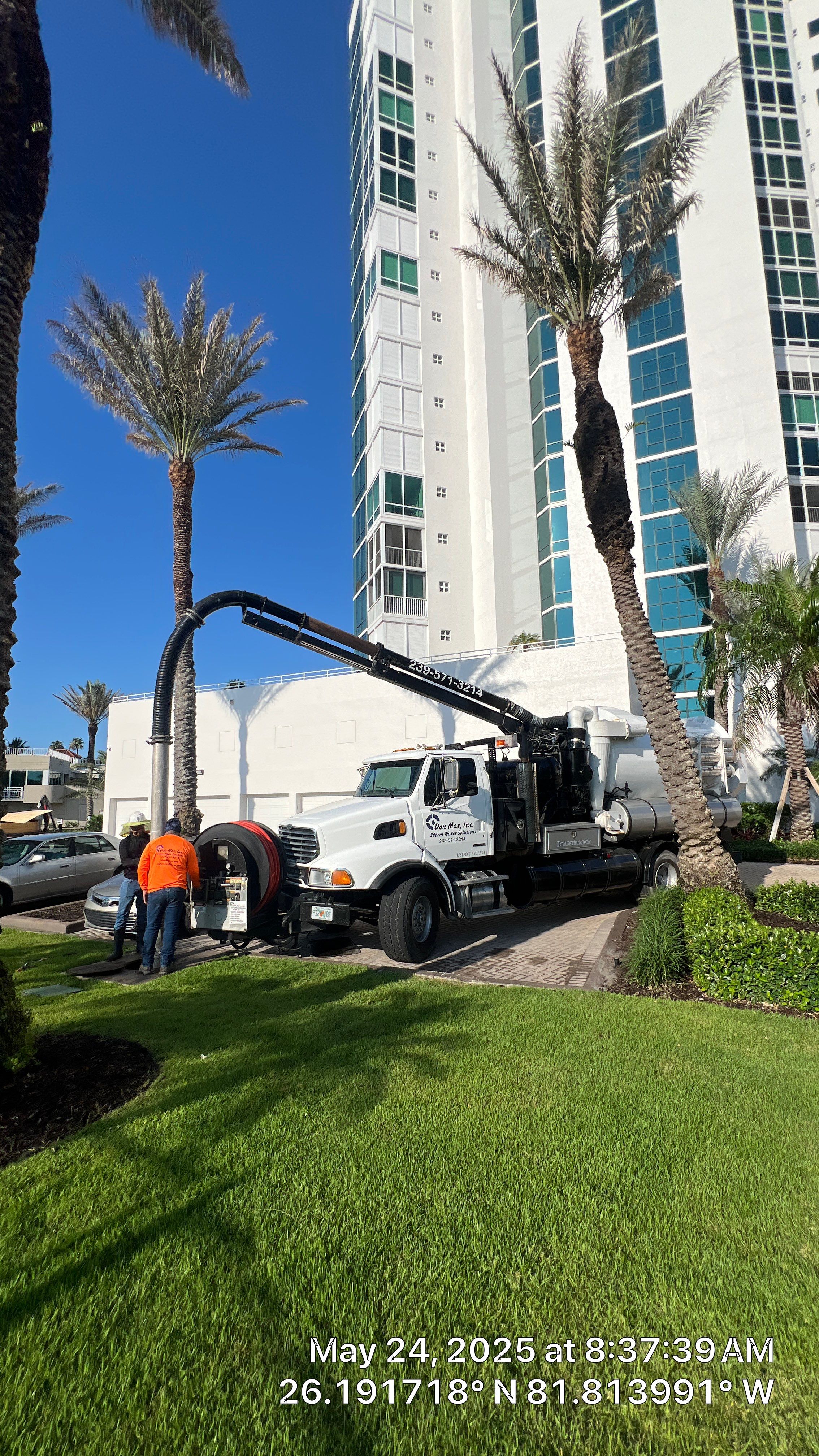Gulfshore Condo Stormwater System Maintenance by Don Mar, Inc. Storm Water Solutions