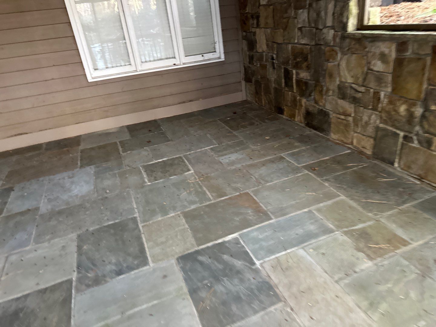 travertine  using Concrete Sealant by DuraSeal