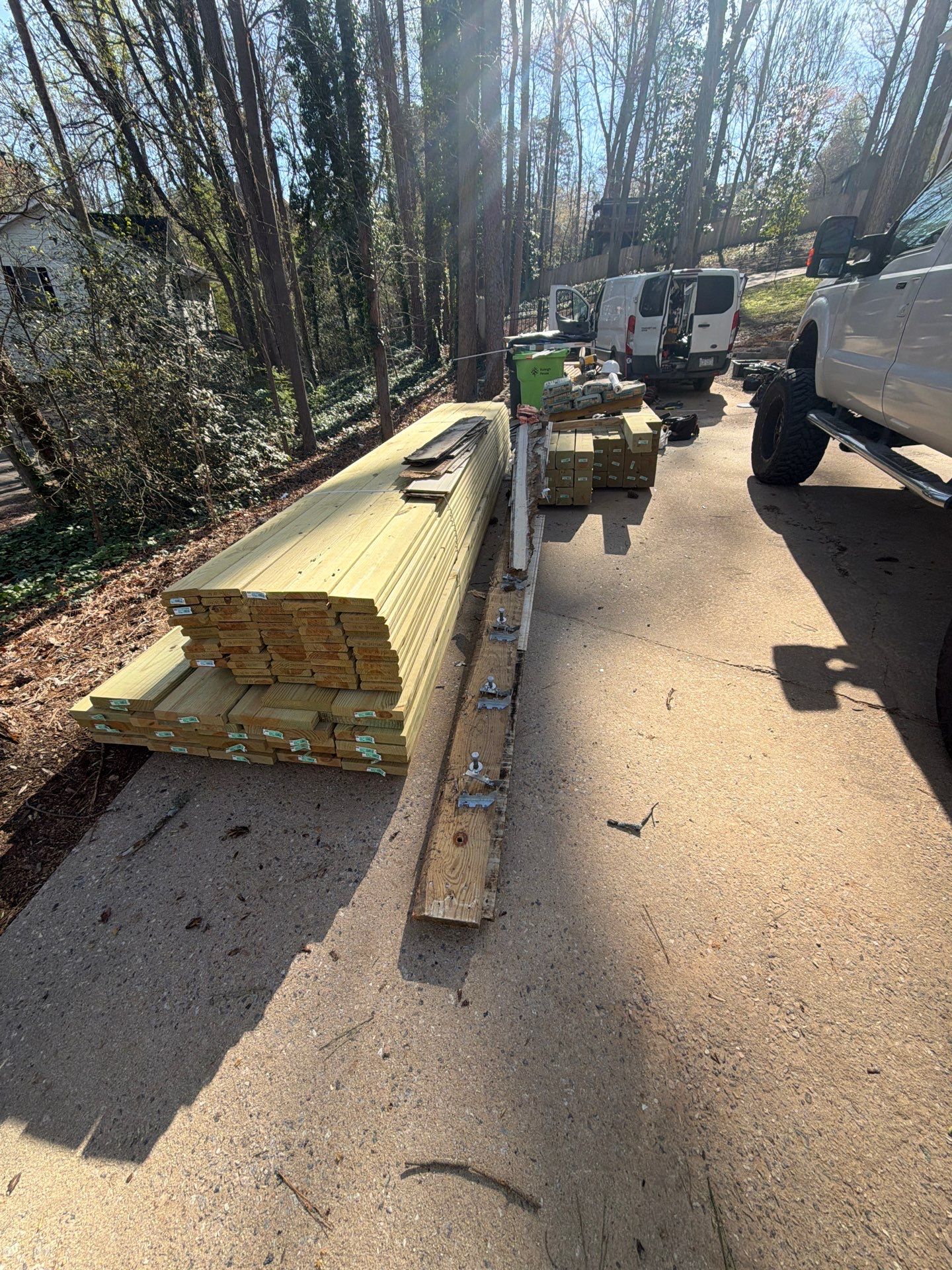 New Deck Construction & Site Improvements by Billy Weatherspoon Contractor