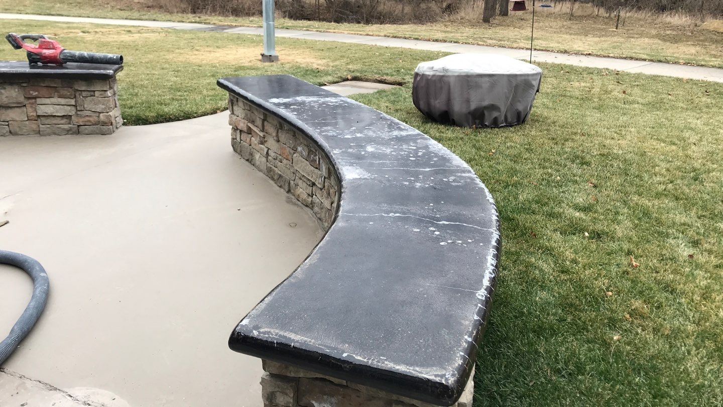 Patio using Domino  by Select Painting, Coatings & Garage Cabinets