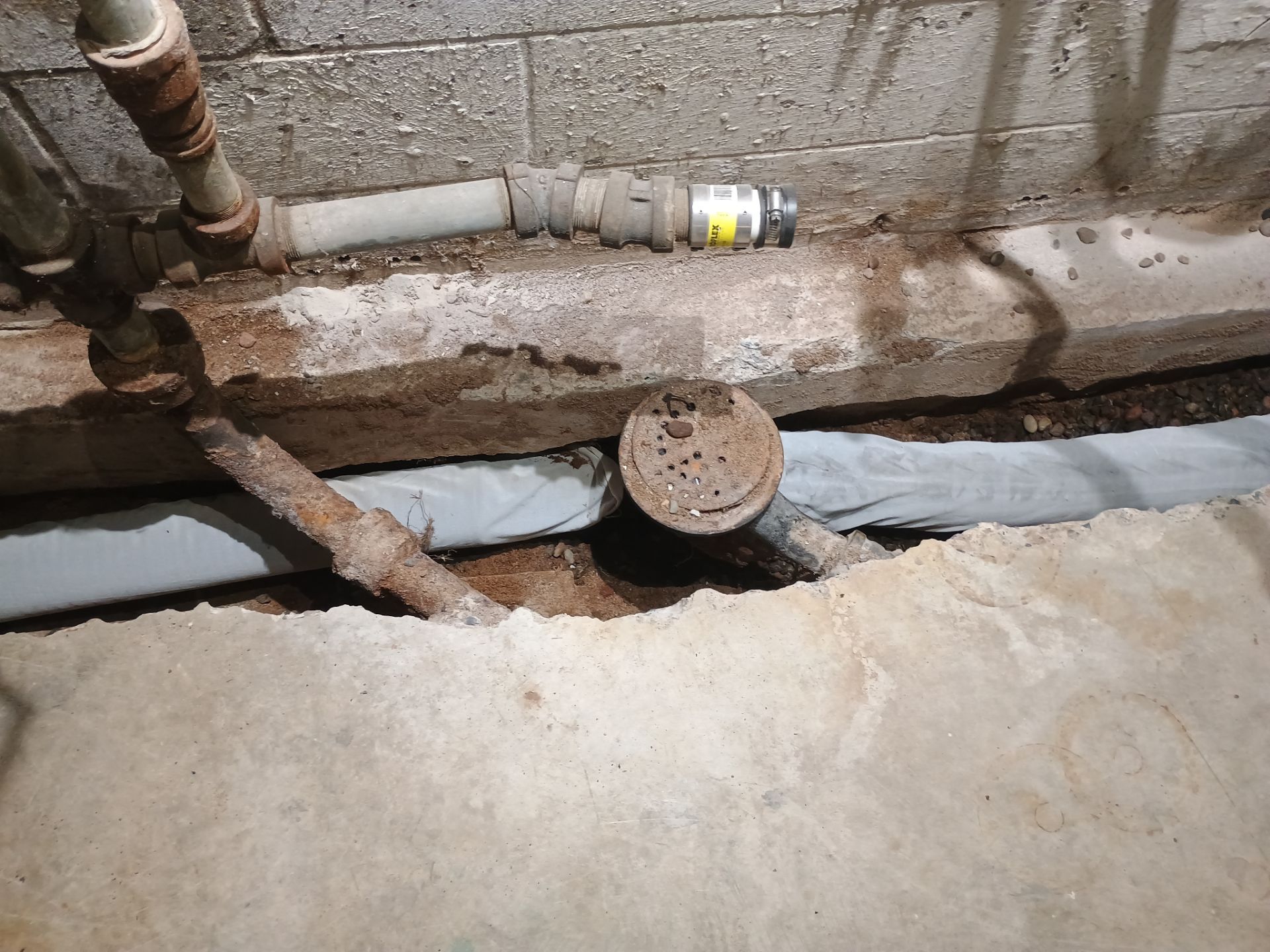 Interior Drain Tile Installation near Columbia Heights, MN by Waterproofing Northeast