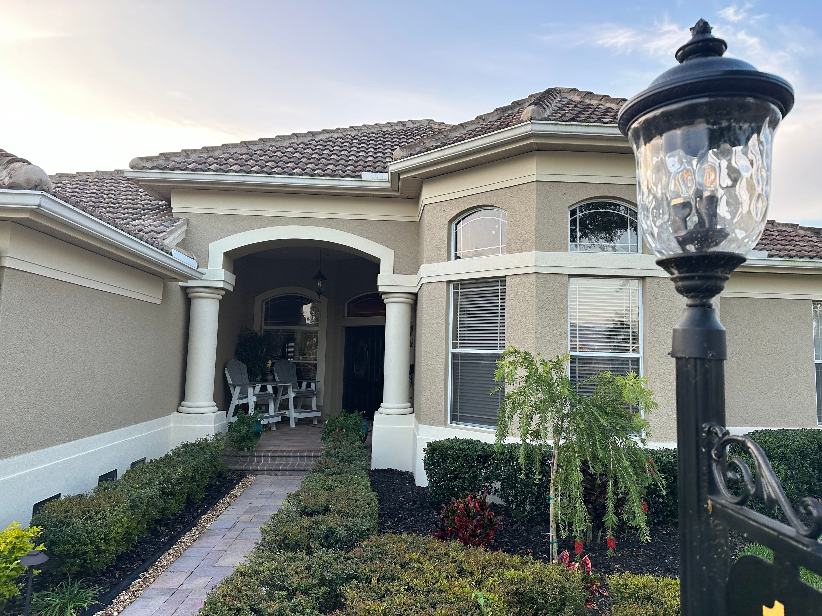 Concrete Tile Roof Cleaning in Winding River Community, Bradenton, FL | Sunshine AquaWash by Sunshine AquaWash