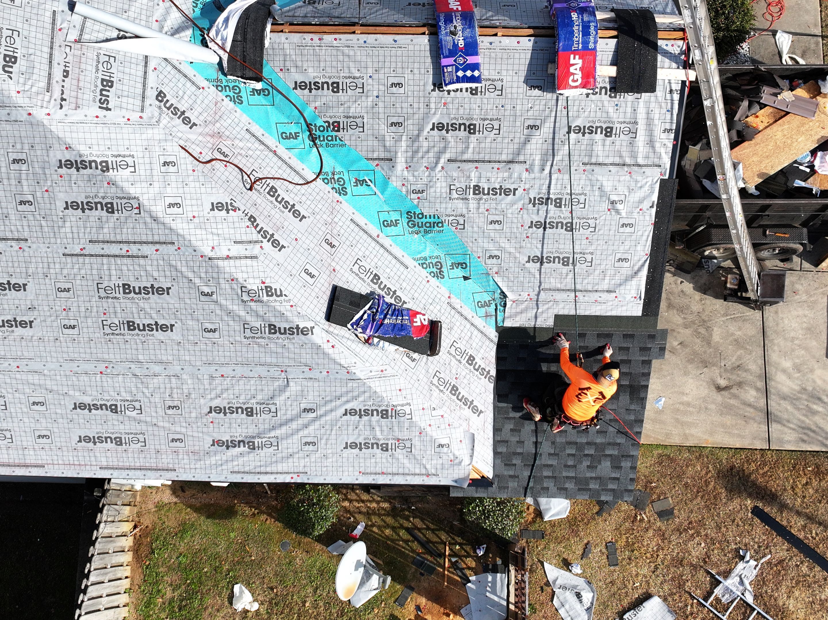 GAF Timberline HDZ in Charcoal by Element Pros Roofing, LLC